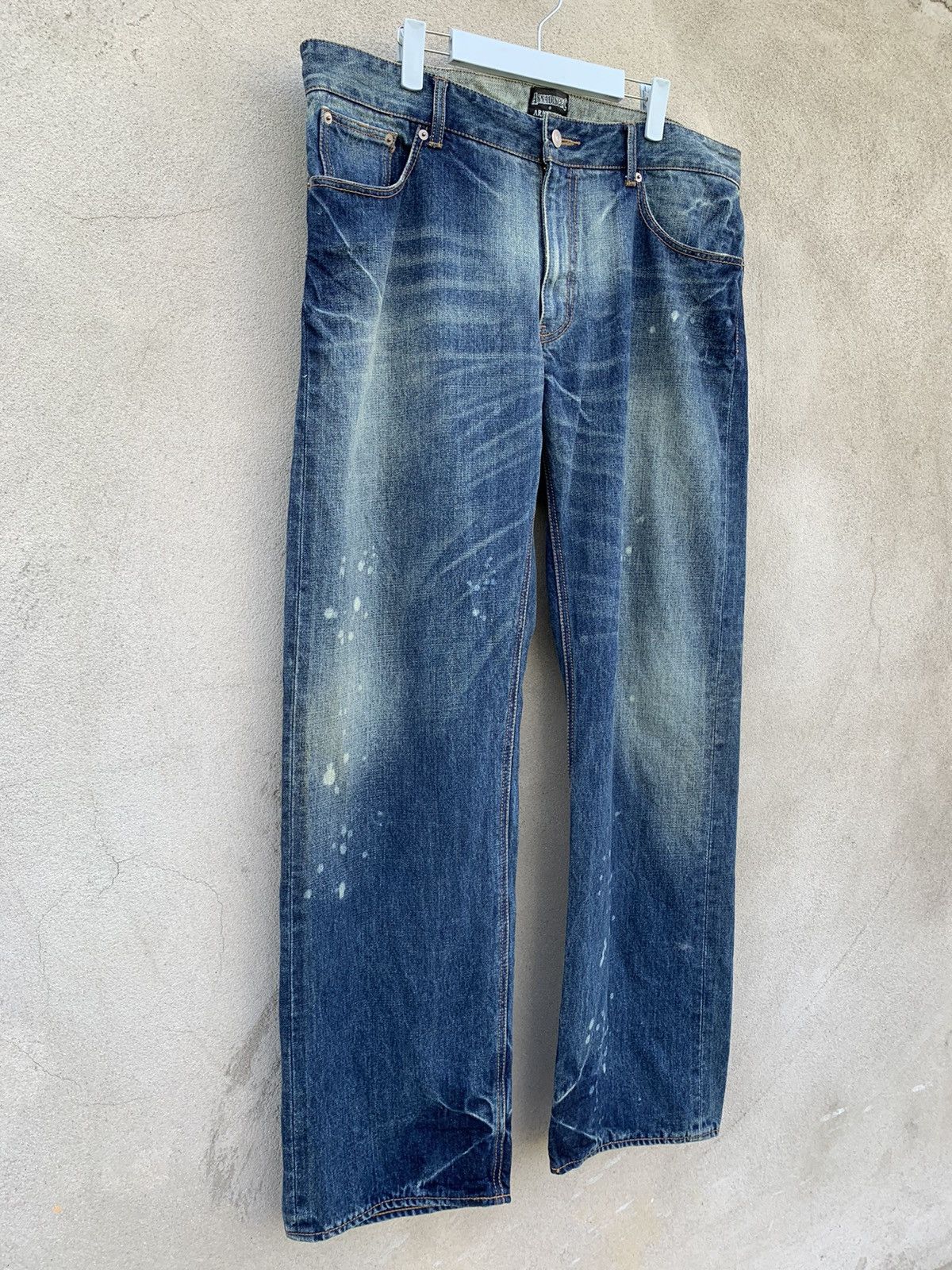 Japanese Brand Asnadispec Armoured Division Task Force Selvedge Denim Pants Size US 37 - 4 Thumbnail