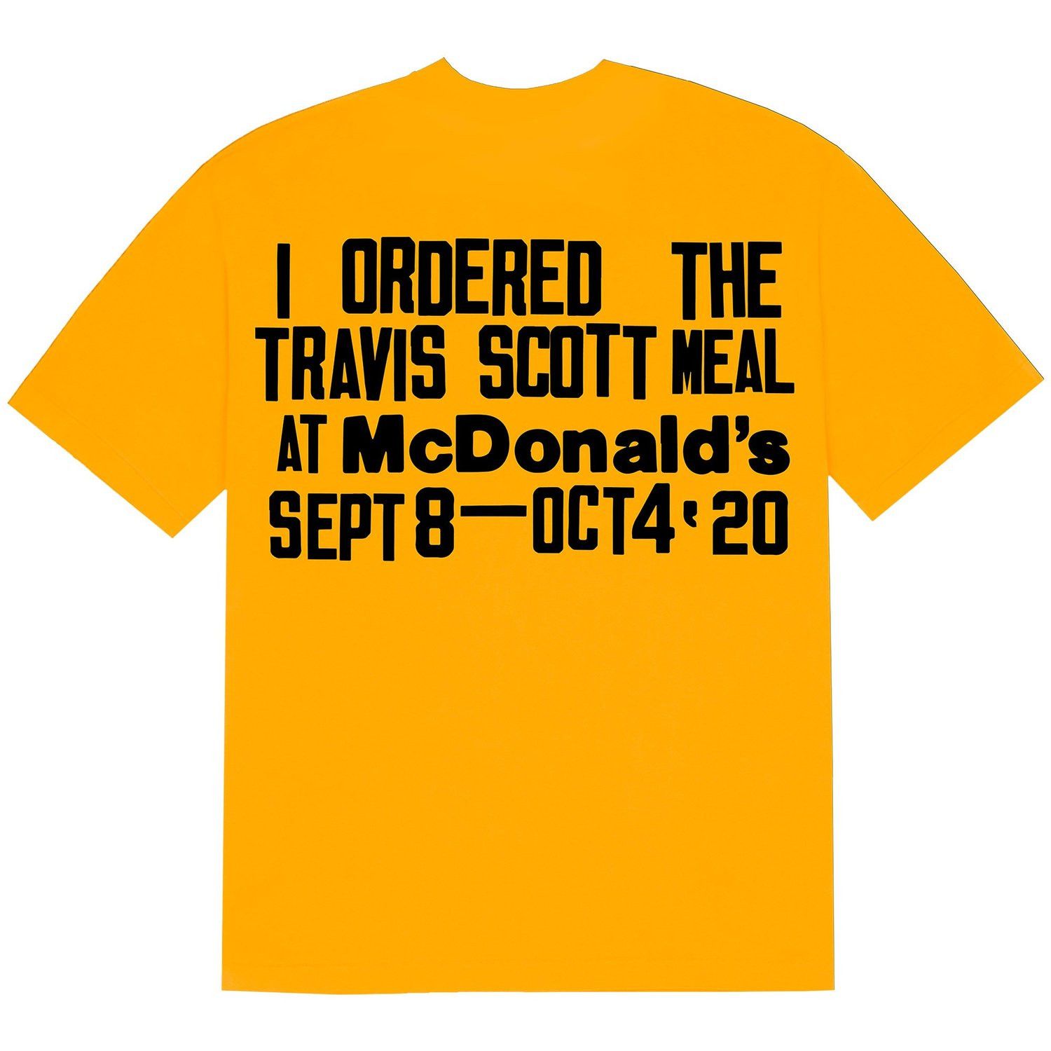 Cactus Plant Flea Market × Travis Scott Travis Scott x CPFM 4 CJ Burger Mouth T-shirt Yellow Large Size US L / EU 52-54 / 3 - 2 Thumbnail