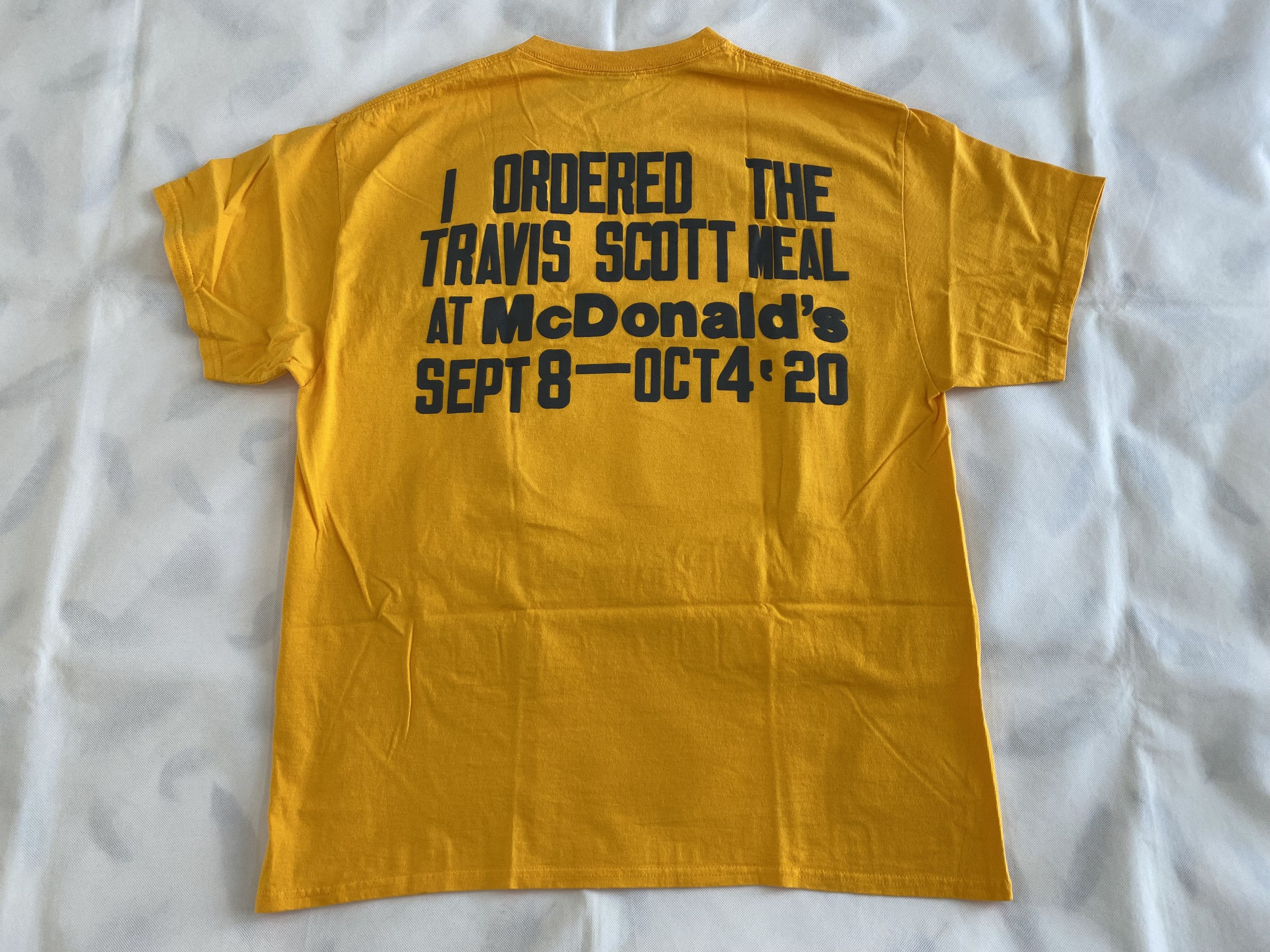 Cactus Plant Flea Market × Travis Scott Travis Scott x CPFM 4 CJ Burger Mouth T-shirt Yellow Large Size US L / EU 52-54 / 3 - 8 Thumbnail