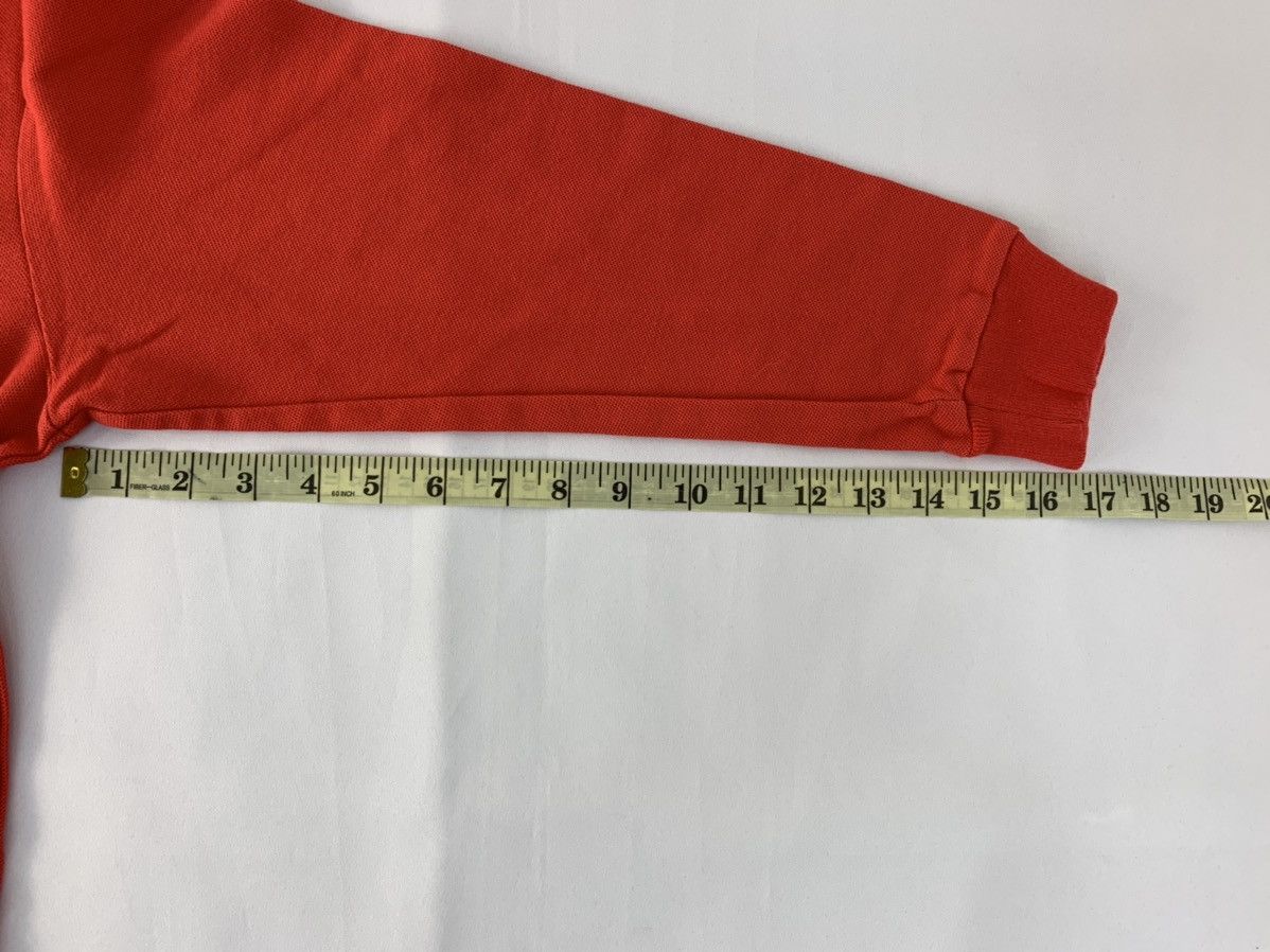 Jean Charles De Castelbajac 90s Jean Charles De Castelbajac Sport Red Longsleeve Polo Size M / US 6-8 / IT 42-44 - 10 Thumbnail