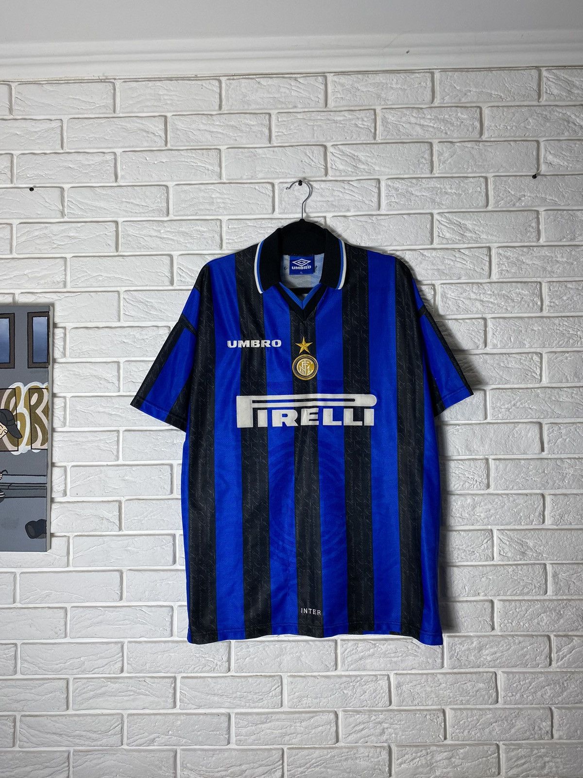 1997/98 RONALDO #10 Inter Milan Vintage Umbro Home Football Away