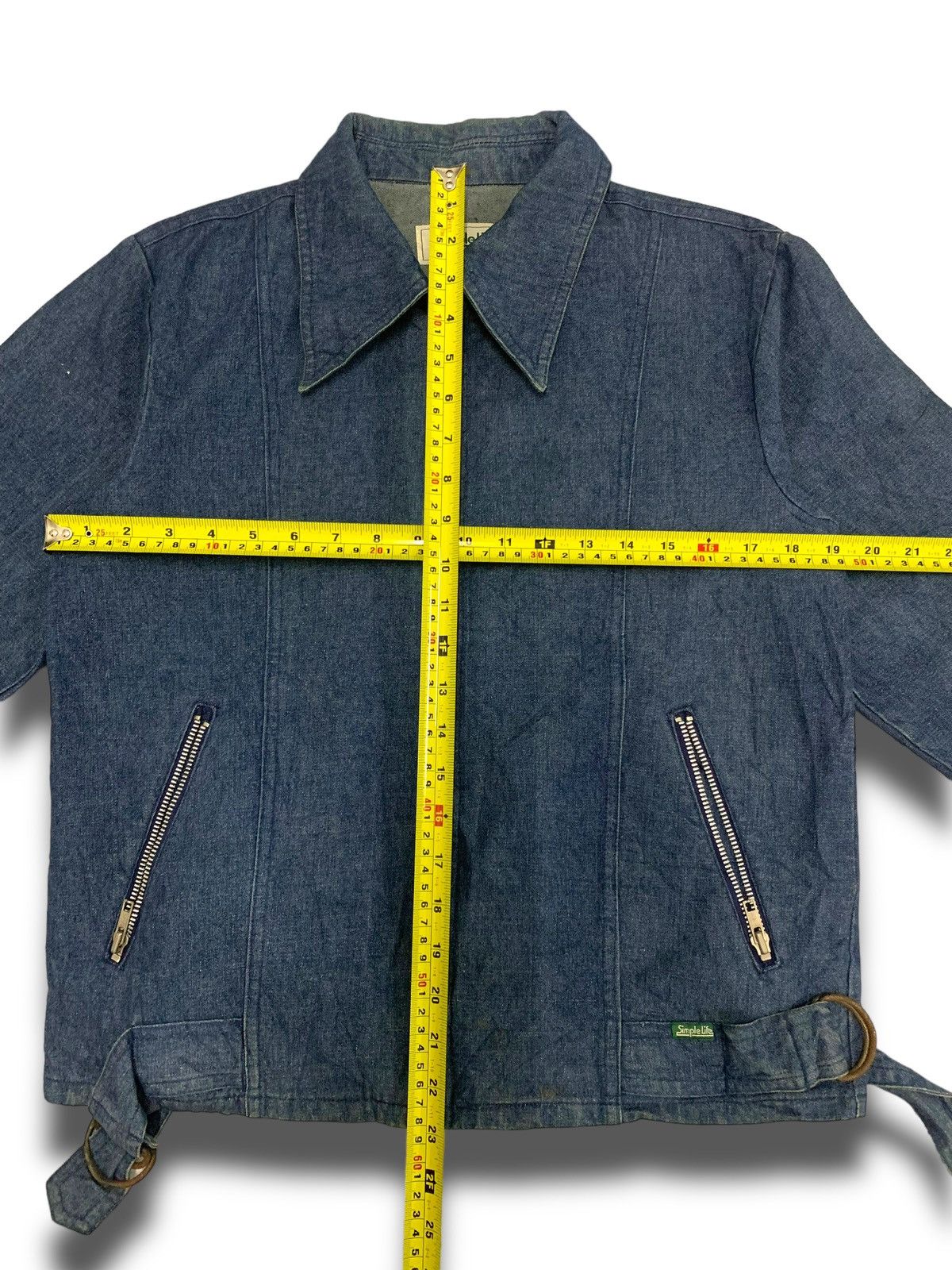 Japanese Brand Vintage 90s Renown Buckle Denim Jacket Size US M / EU 48-50 / 2 - 9 Thumbnail