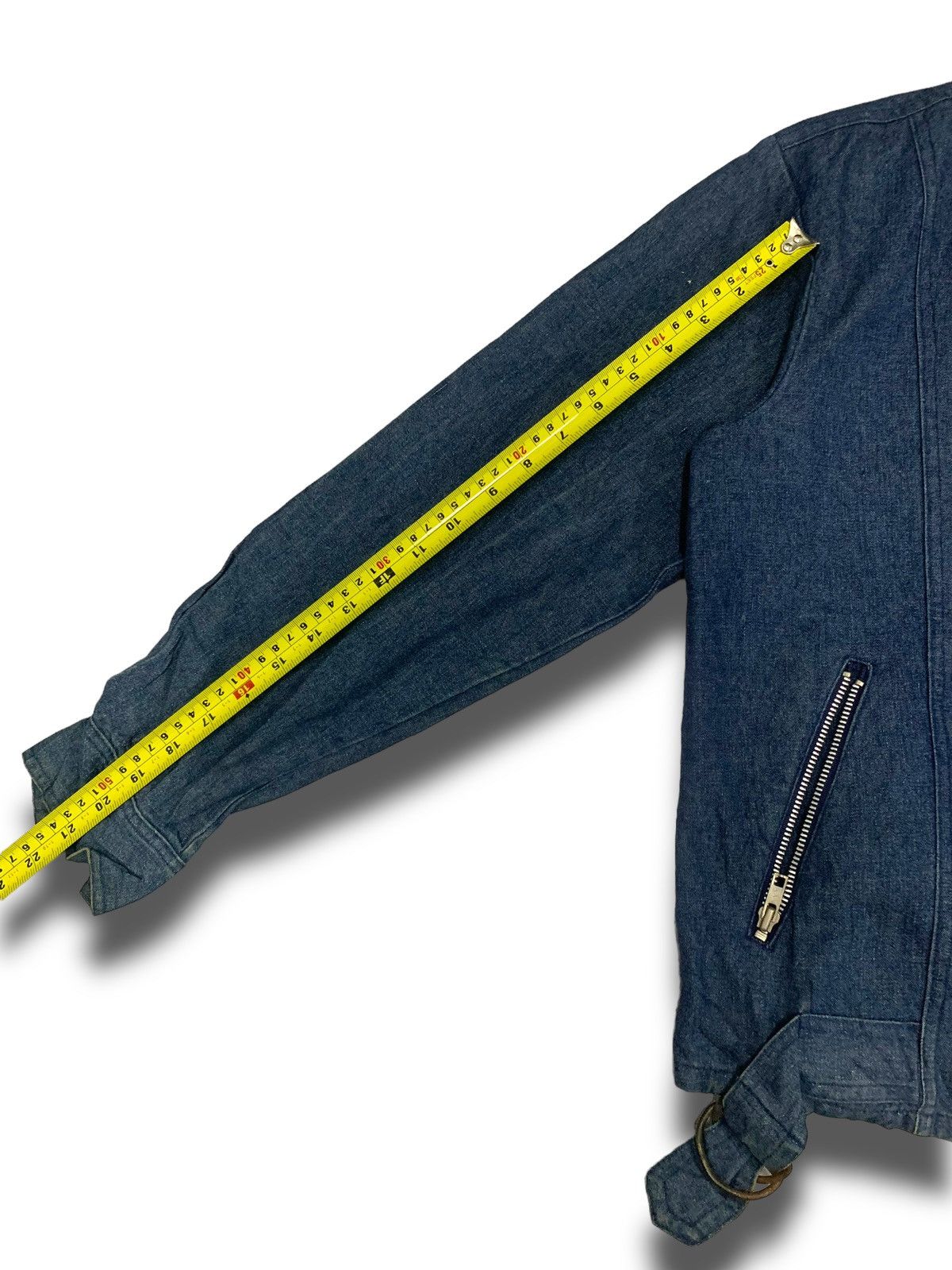 Japanese Brand Vintage 90s Renown Buckle Denim Jacket Size US M / EU 48-50 / 2 - 10 Thumbnail