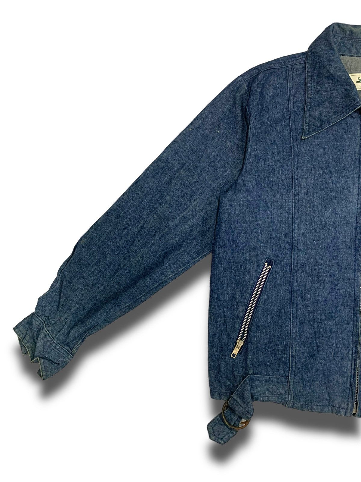 Japanese Brand Vintage 90s Renown Buckle Denim Jacket Size US M / EU 48-50 / 2 - 2 Thumbnail