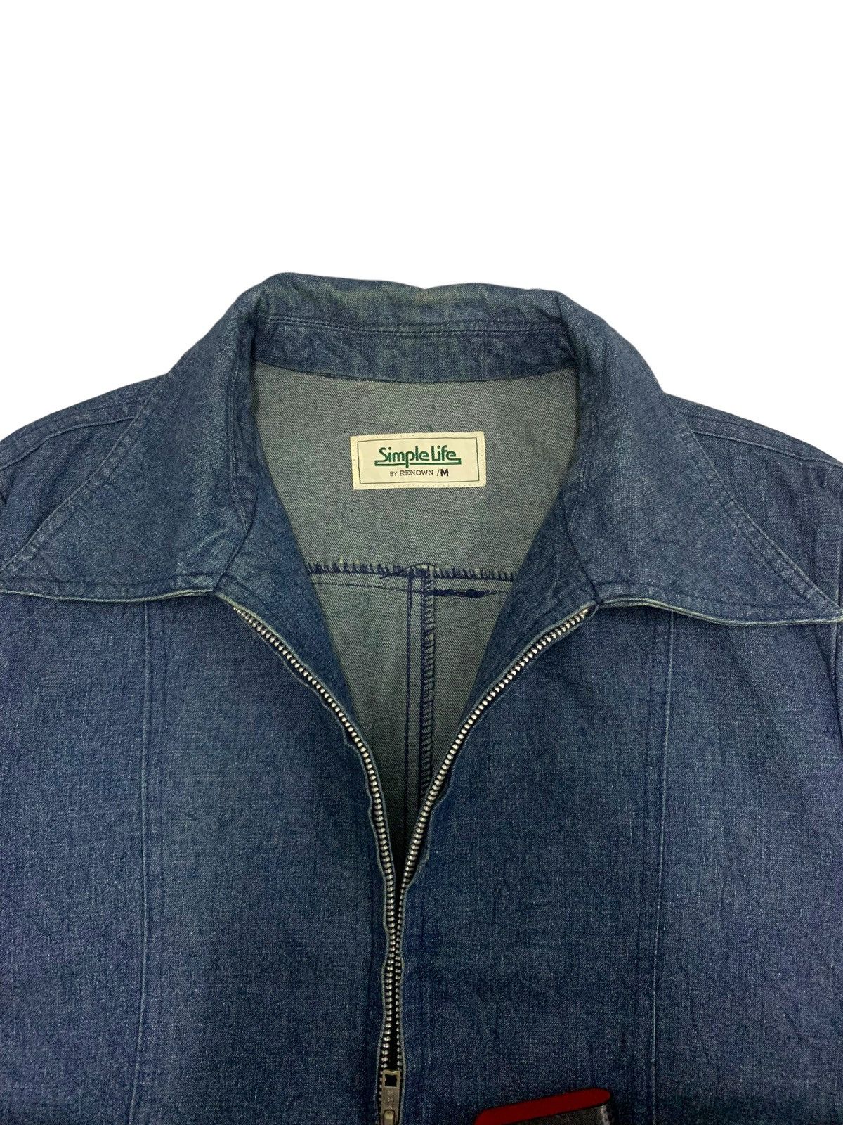Japanese Brand Vintage 90s Renown Buckle Denim Jacket Size US M / EU 48-50 / 2 - 4 Thumbnail