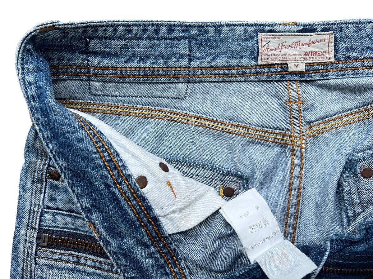 Avirex Avirex Distressed Denim Multipocket Jeans 32x31 Size US 32 / EU 48 - 14 Thumbnail