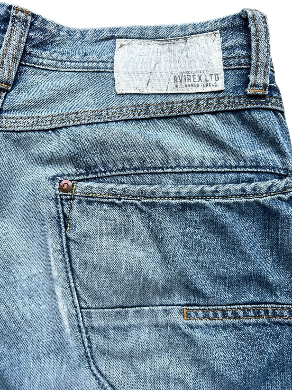 Avirex Avirex Distressed Denim Multipocket Jeans 32x31 Size US 32 / EU 48 - 12 Thumbnail