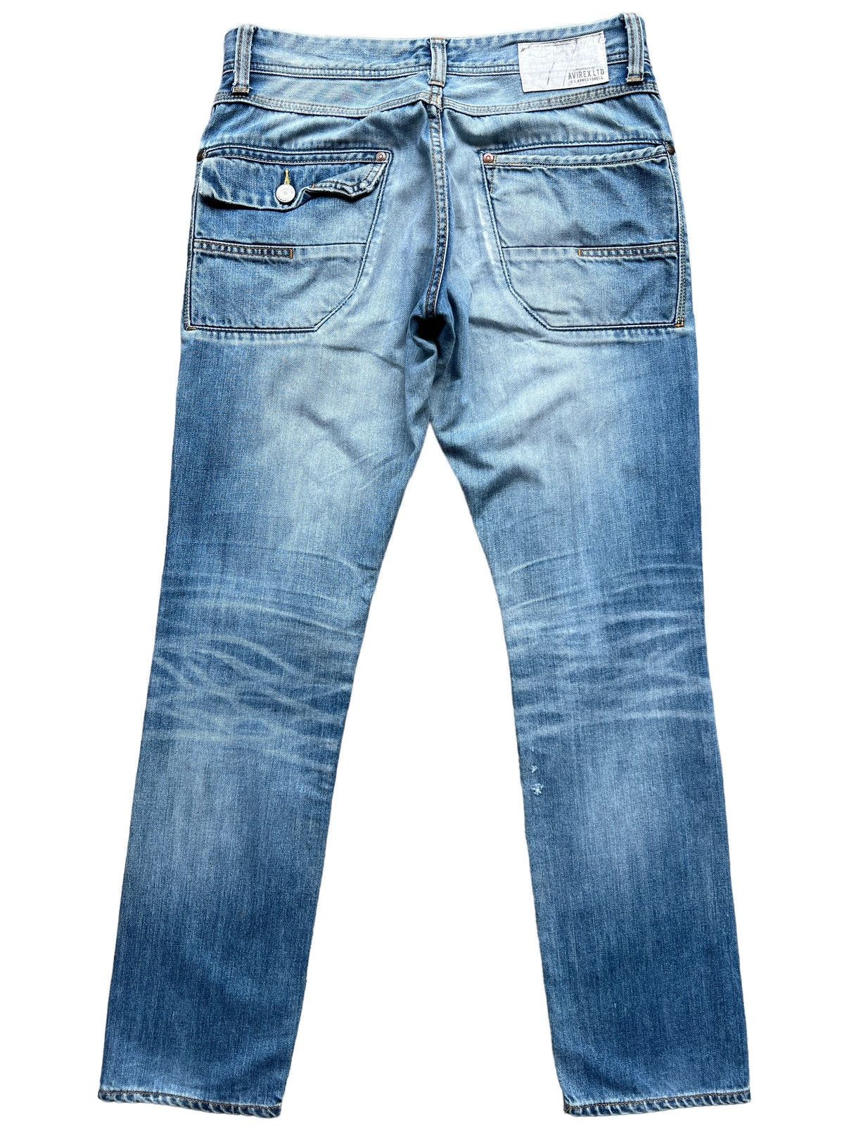 Avirex Avirex Distressed Denim Multipocket Jeans 32x31 Size US 32 / EU 48 - 3 Thumbnail