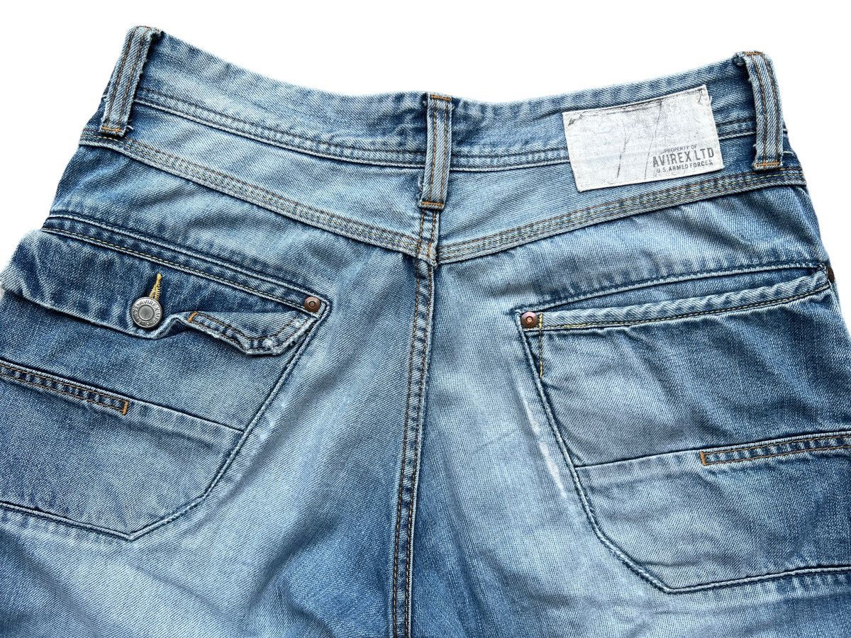 Avirex Avirex Distressed Denim Multipocket Jeans 32x31 Size US 32 / EU 48 - 7 Thumbnail