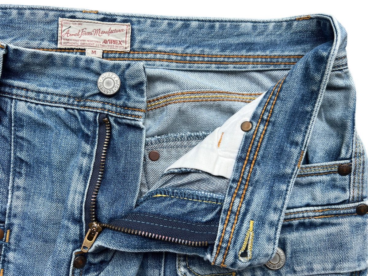 Avirex Avirex Distressed Denim Multipocket Jeans 32x31 Size US 32 / EU 48 - 10 Thumbnail