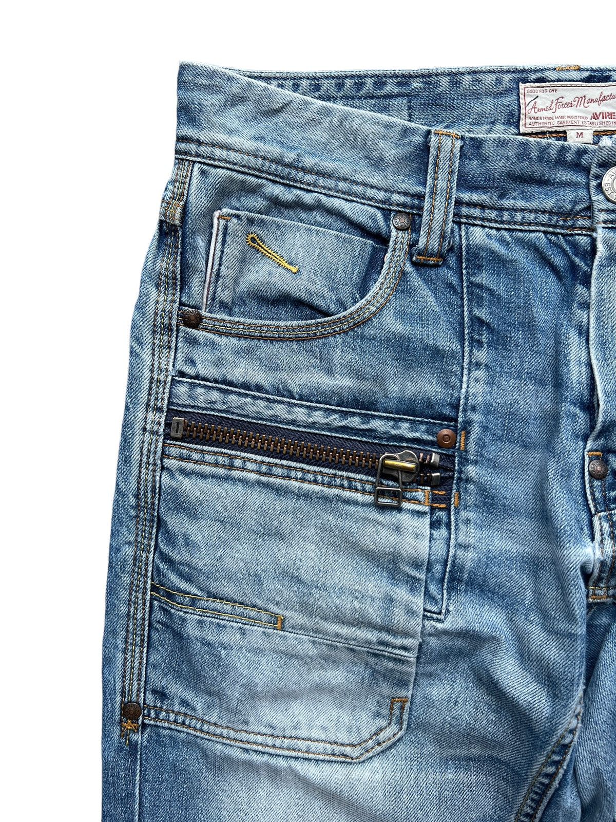 Avirex Avirex Distressed Denim Multipocket Jeans 32x31 Size US 32 / EU 48 - 8 Thumbnail