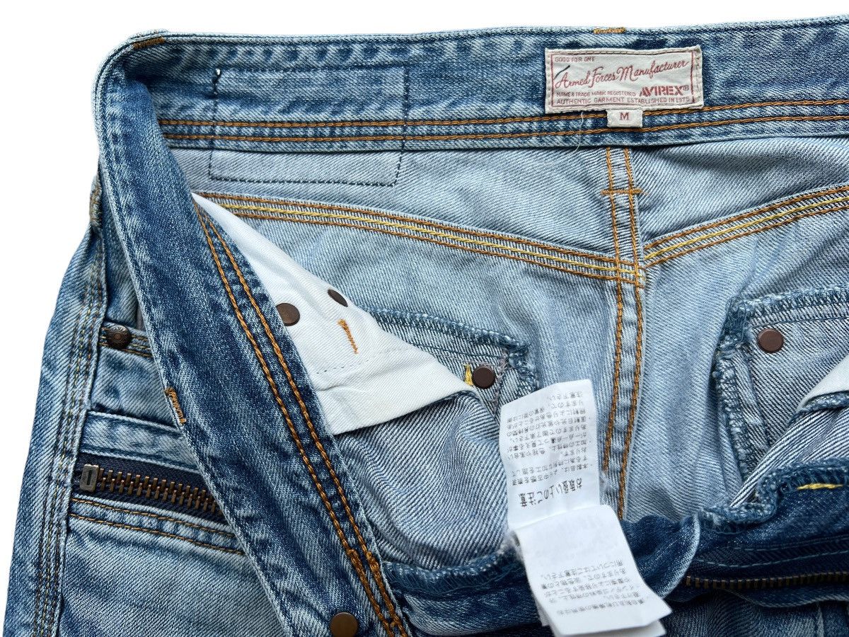 Avirex Avirex Distressed Denim Multipocket Jeans 32x31 Size US 32 / EU 48 - 16 Thumbnail