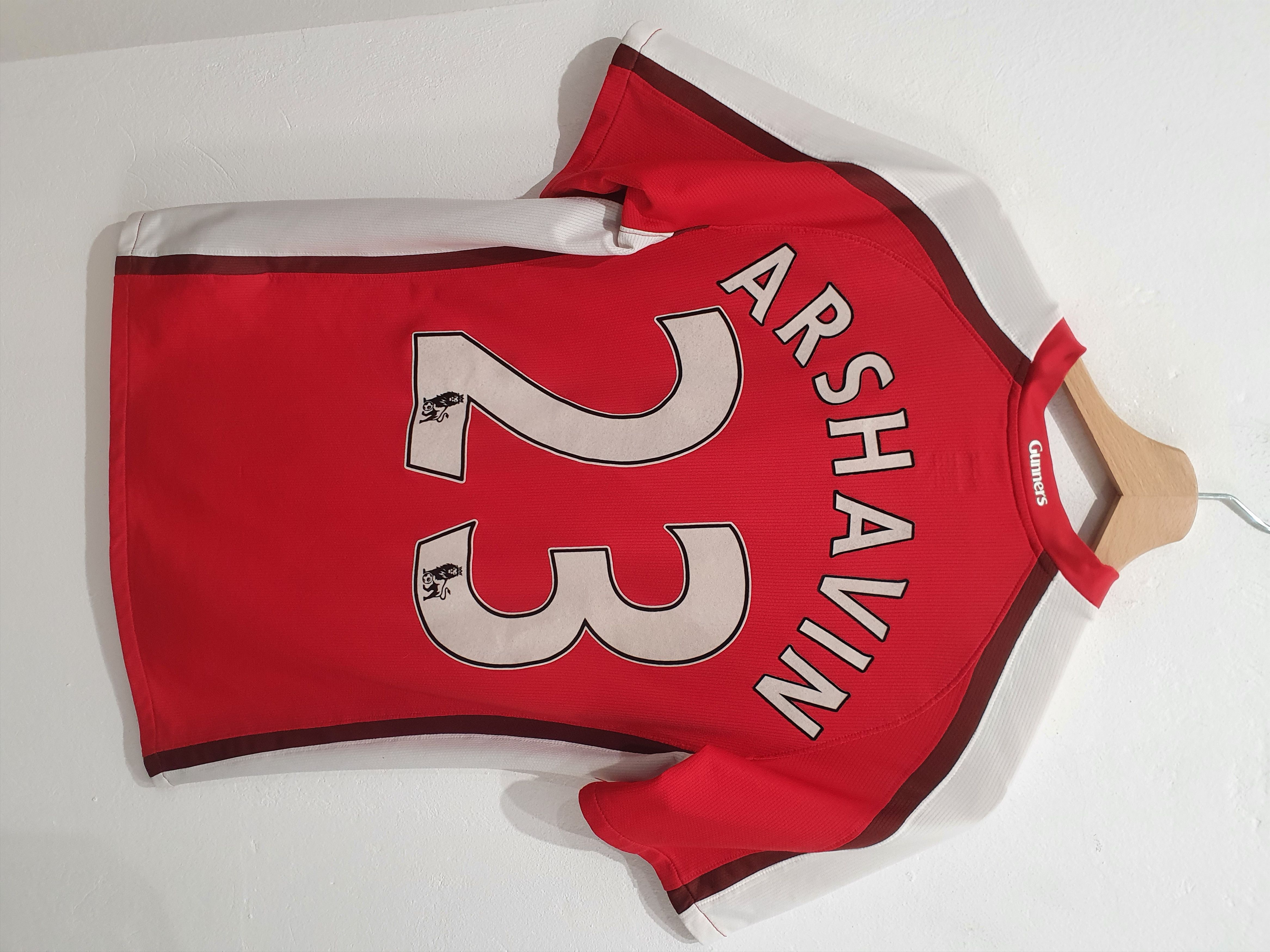 image of Arshavin Nike Arsenal Size S 2008 2010 Jersey Shirt Soccer in Red, Men's