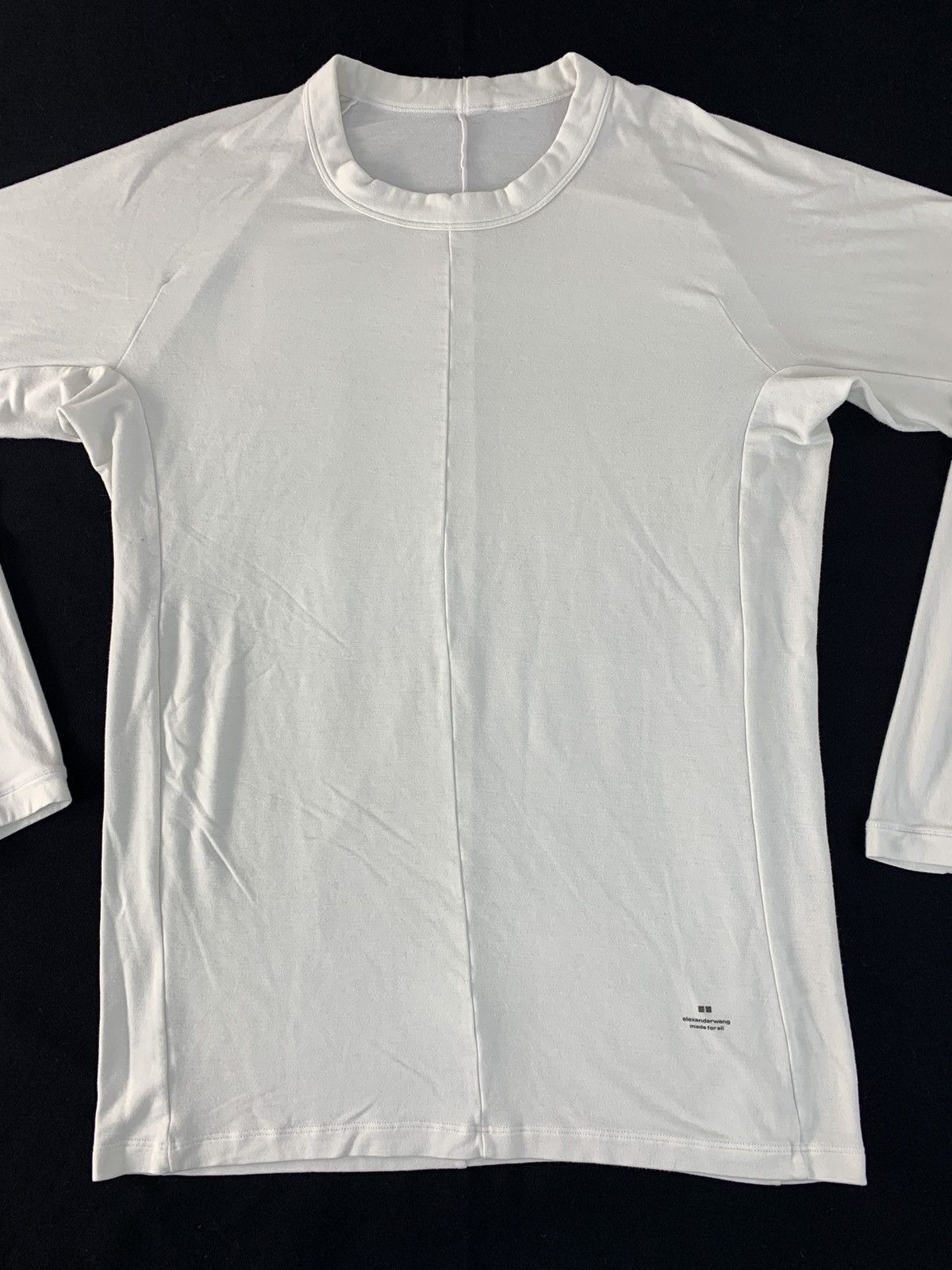Alexander Wang Hype Alexander Wang Tech Warm Longsleeve Inner White Tee Size US S / EU 44-46 / 1 - 3 Thumbnail