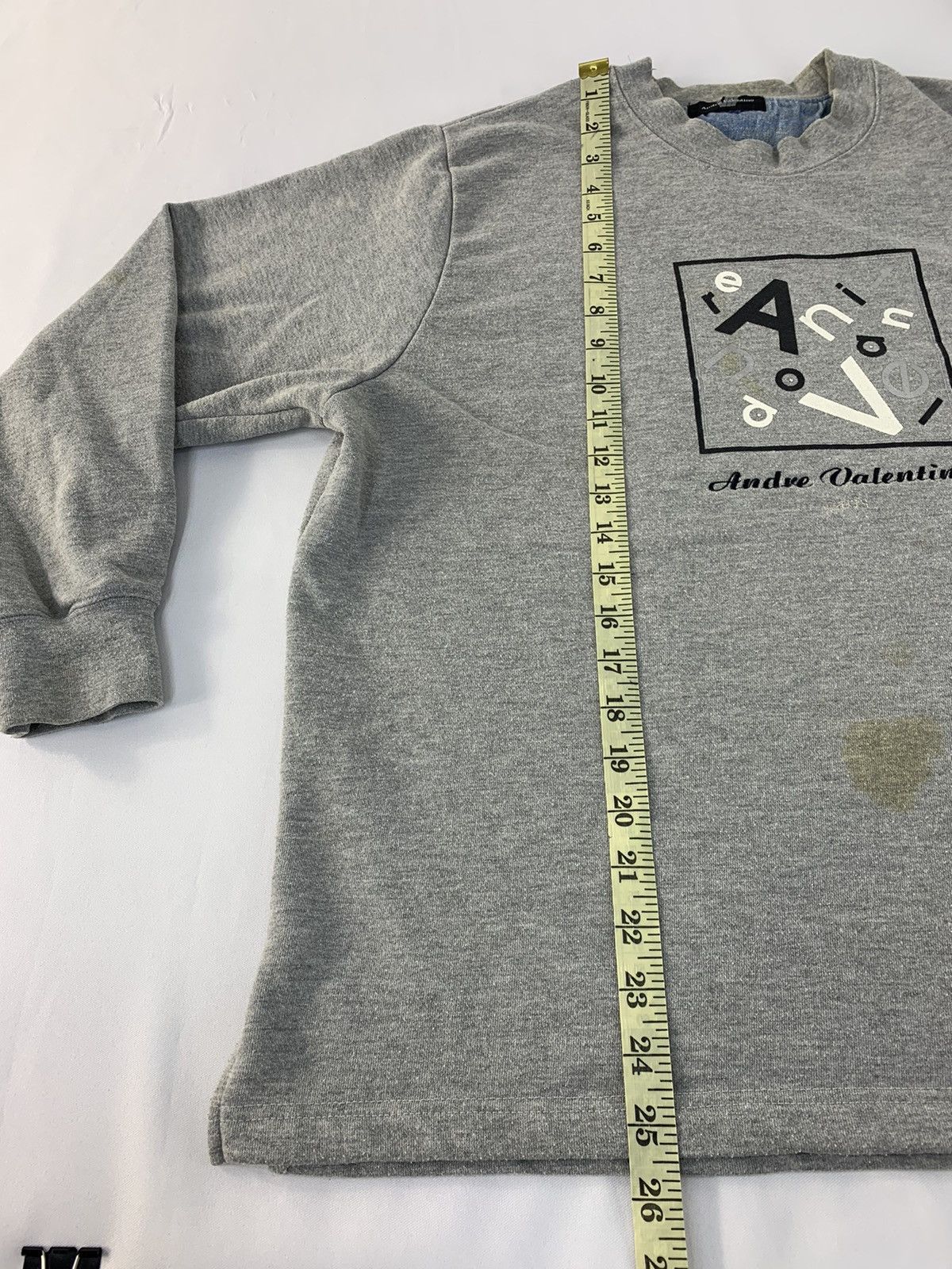 Valentino Andre Valentino Embroidery Logo Spell Out Sweatshirt Size XL / US 12-14 / IT 48-50 - 9 Thumbnail