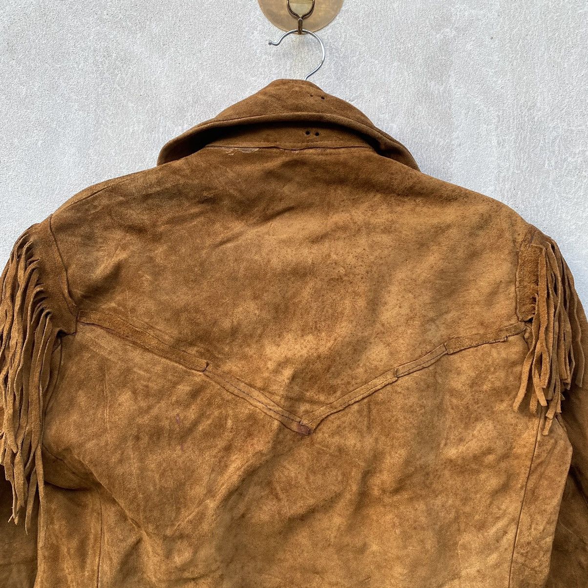 Vintage Vintage 60s Women Country Suede Leather Jacket Size L / US 10 / IT 46 - 5 Thumbnail