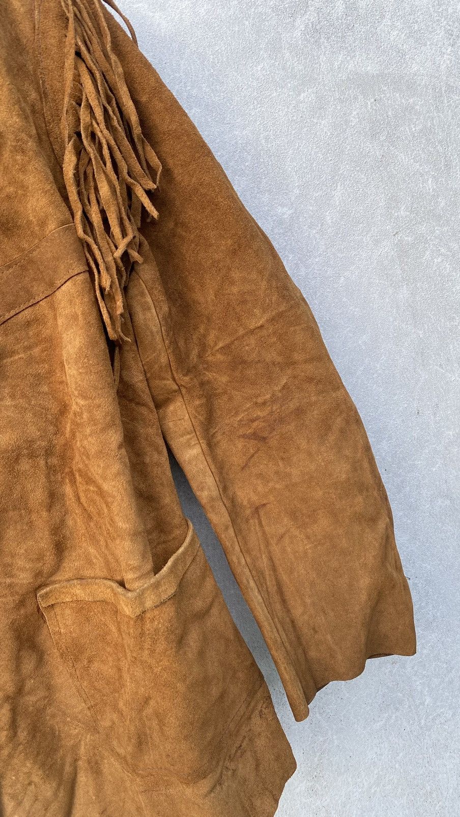 Vintage Vintage 60s Women Country Suede Leather Jacket Size L / US 10 / IT 46 - 7 Thumbnail