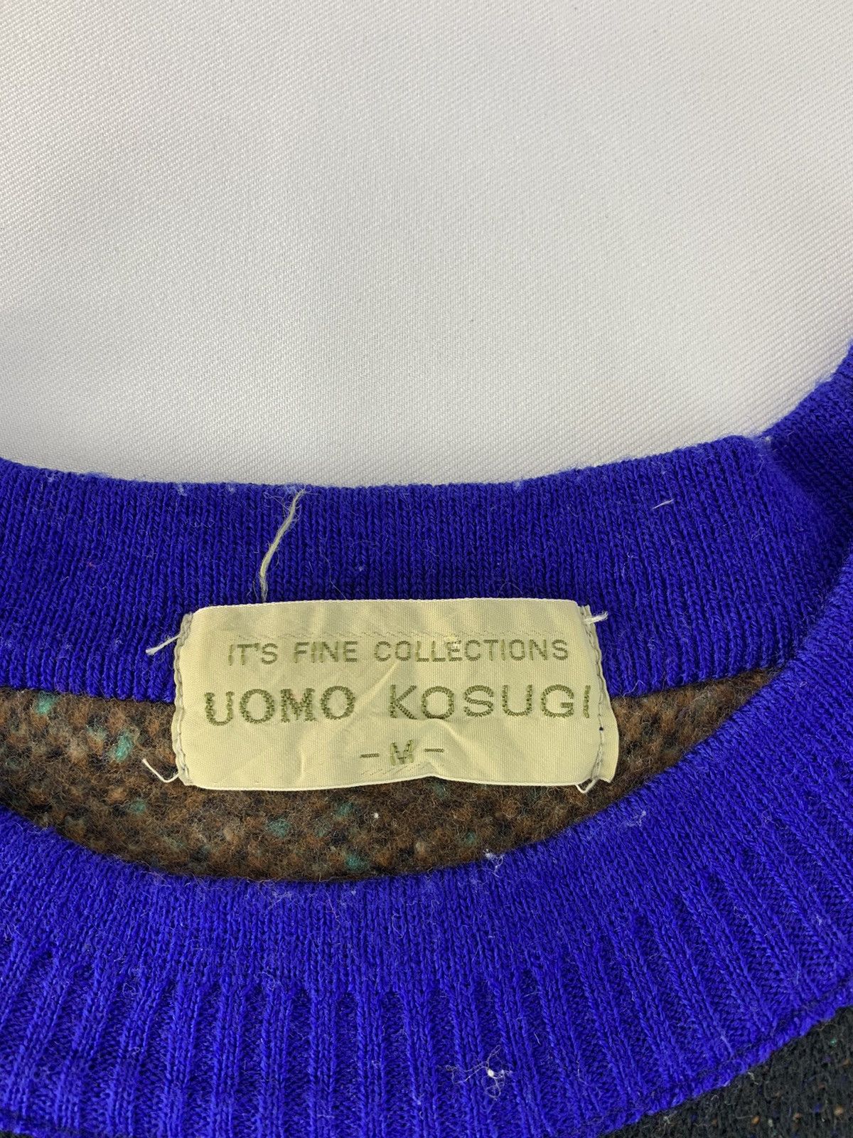 Japanese Brand 90s Uomo Kosugi Knitwear Big Compass Baroque Design Size US M / EU 48-50 / 2 - 5 Thumbnail