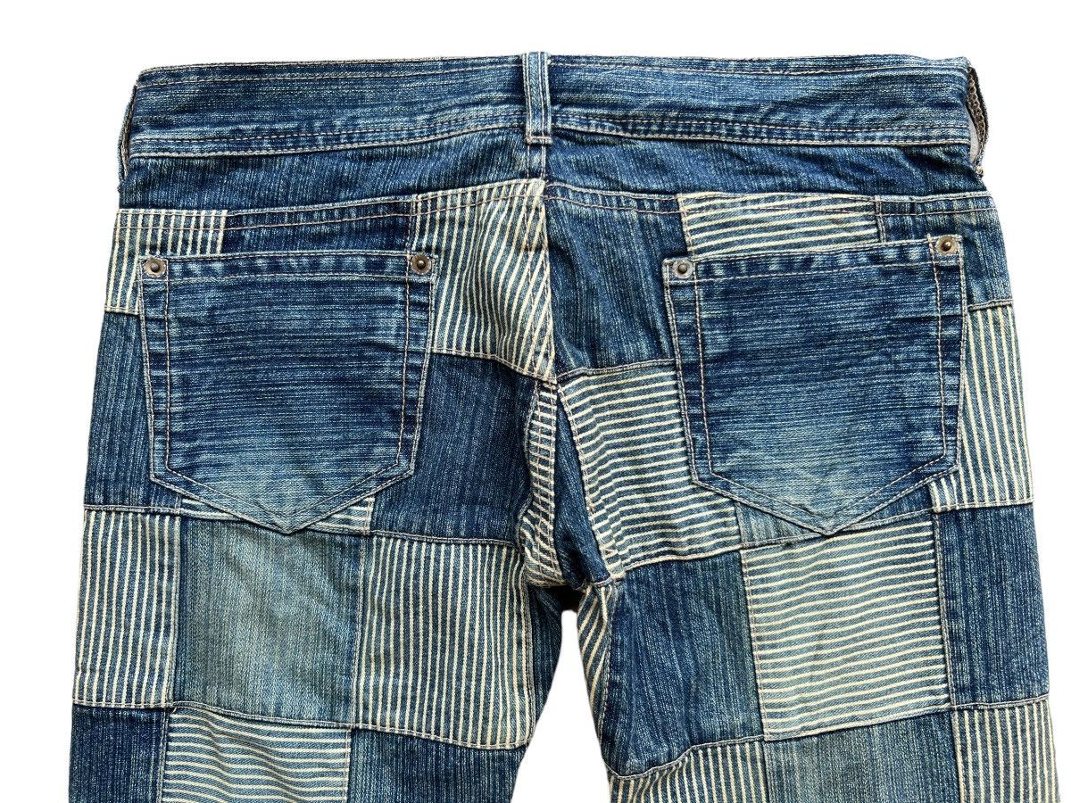 Beauty Beast × Japanese Brand Japanese Brand Inspired by Kapital Patchwork Jeans 31x28.5 Size 31" - 7 Thumbnail