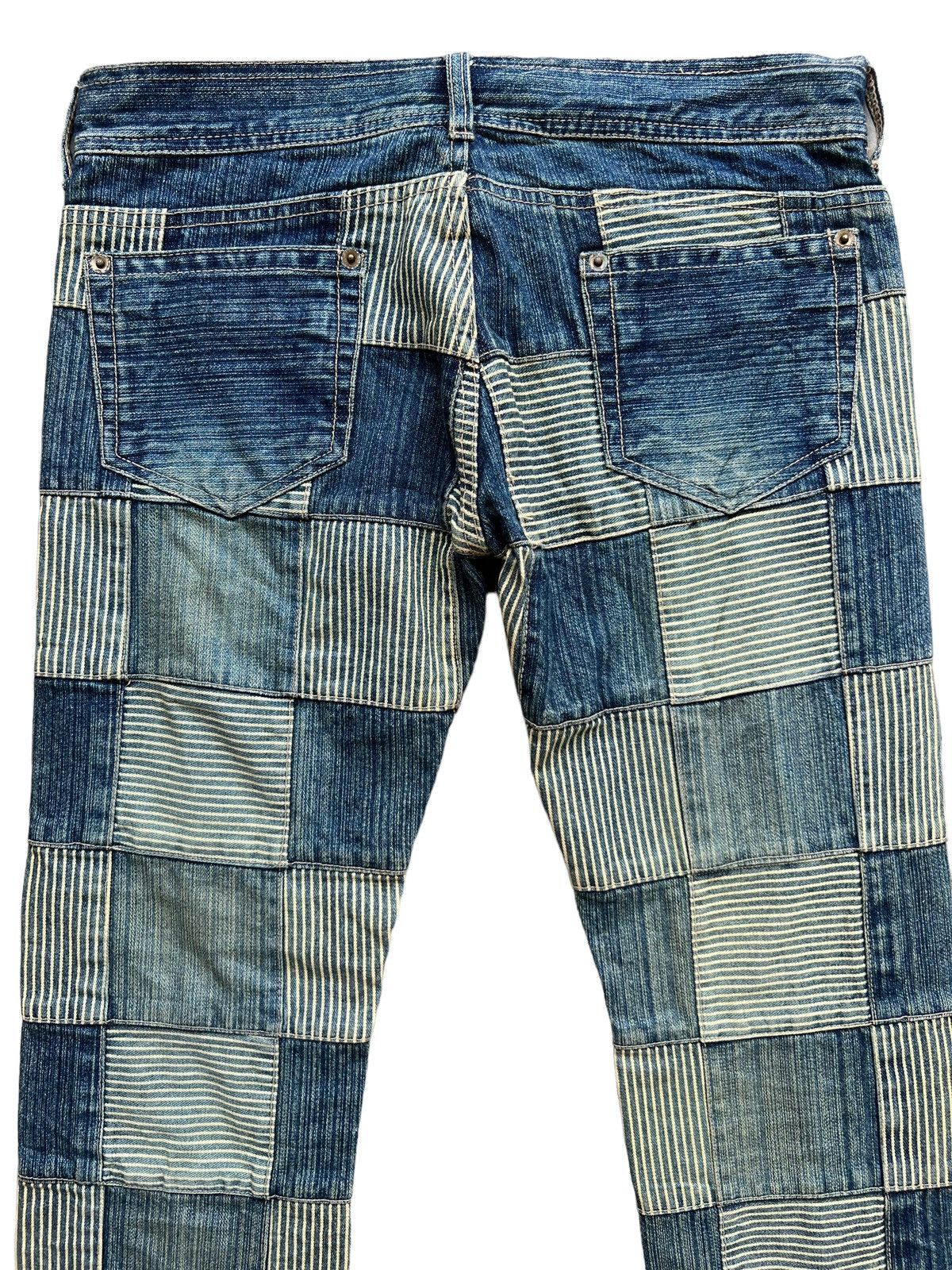 Beauty Beast × Japanese Brand Japanese Brand Inspired by Kapital Patchwork Jeans 31x28.5 Size 31" - 5 Thumbnail