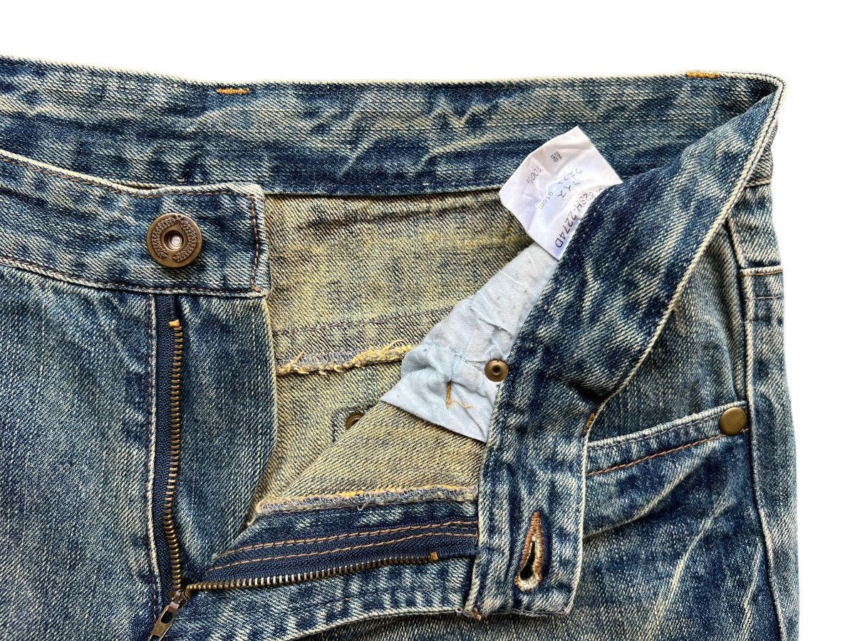 Japanese Brand Japanese Brand Distressed Faded Rusted Flare Jeans 34x35 Size US 34 / EU 50 - 10 Thumbnail