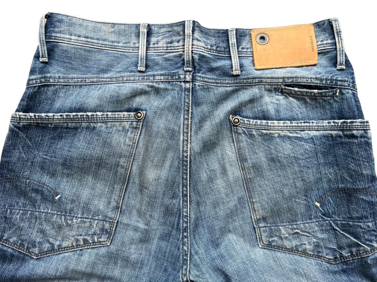 G-Star G-Star Raw Denim Jeans G star Distressed Jeans 35x33 Size US 33 - 9 Thumbnail