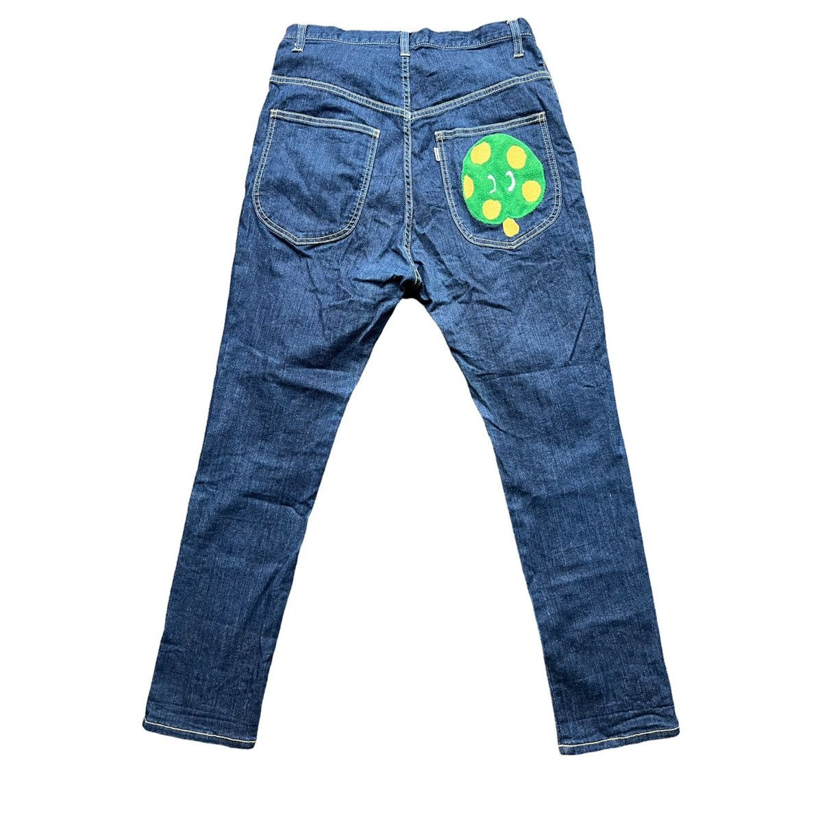 Issey Miyake Issey Miyake Denim Jeans Ne Net Mushroom Denim Jeans Size US 32 / EU 48 - 2 Thumbnail