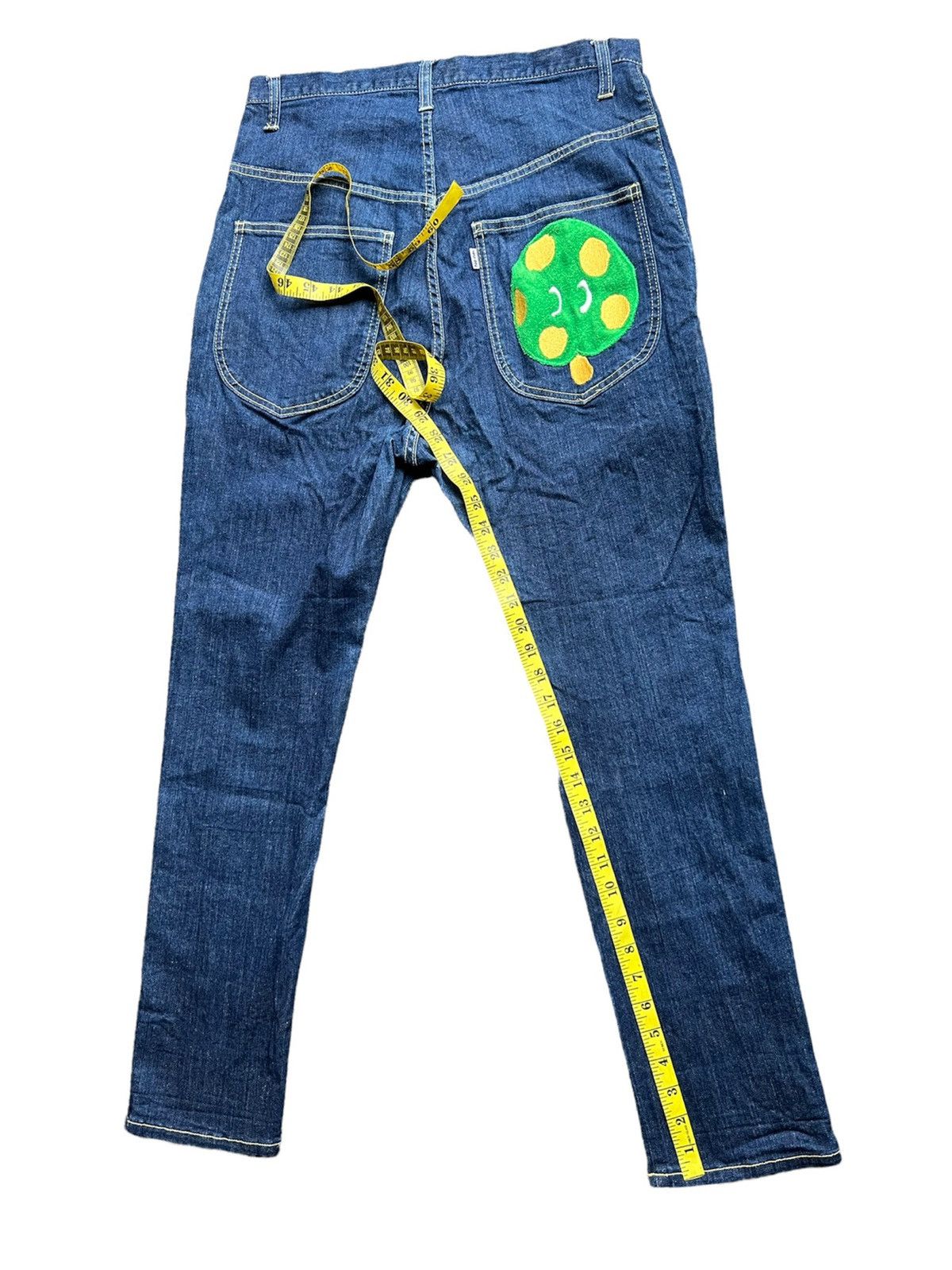 Issey Miyake Issey Miyake Denim Jeans Ne Net Mushroom Denim Jeans Size US 32 / EU 48 - 17 Thumbnail
