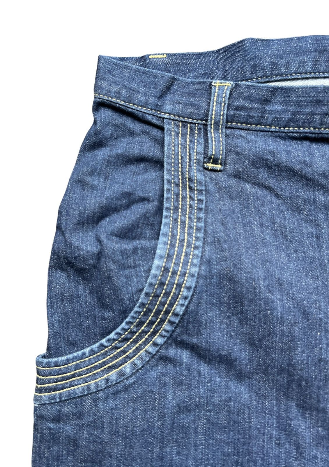 Issey Miyake Issey Miyake Denim Jeans Ne Net Mushroom Denim Jeans Size US 32 / EU 48 - 8 Thumbnail