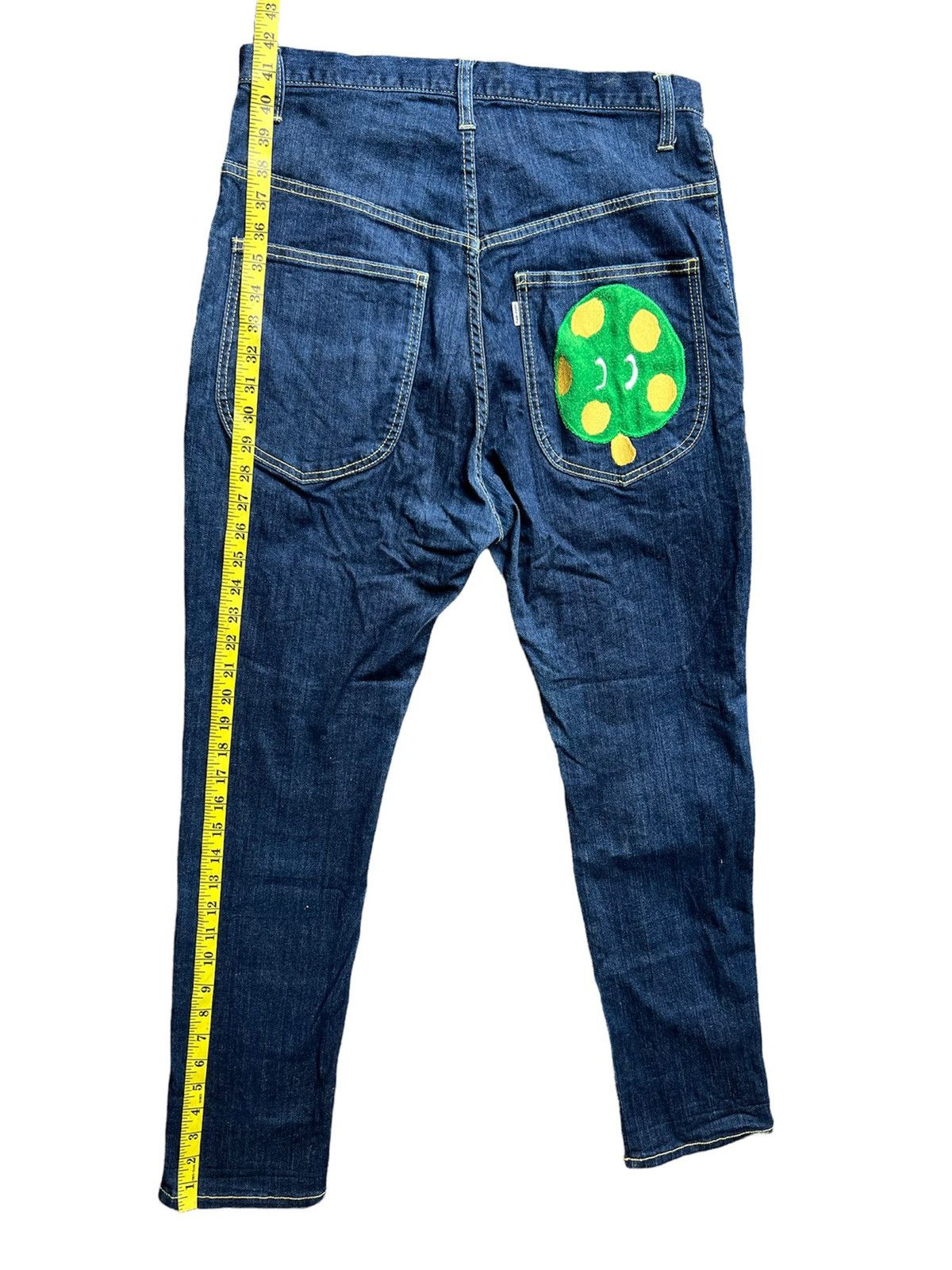 Issey Miyake Issey Miyake Denim Jeans Ne Net Mushroom Denim Jeans Size US 32 / EU 48 - 16 Thumbnail