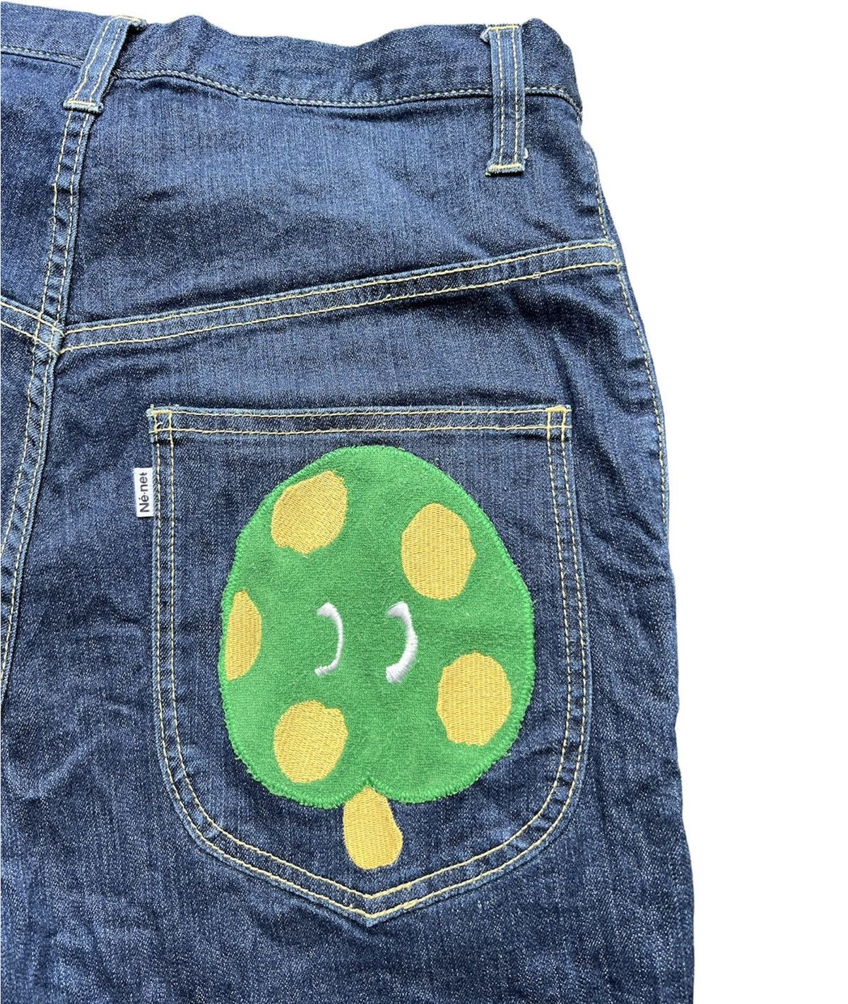 Issey Miyake Issey Miyake Denim Jeans Ne Net Mushroom Denim Jeans Size US 32 / EU 48 - 5 Thumbnail