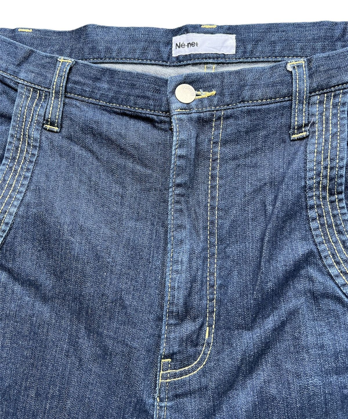 Issey Miyake Issey Miyake Denim Jeans Ne Net Mushroom Denim Jeans Size US 32 / EU 48 - 9 Thumbnail