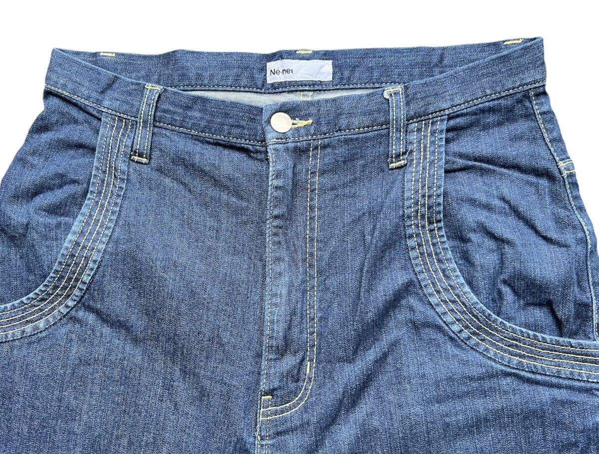 Issey Miyake Issey Miyake Denim Jeans Ne Net Mushroom Denim Jeans Size US 32 / EU 48 - 6 Thumbnail