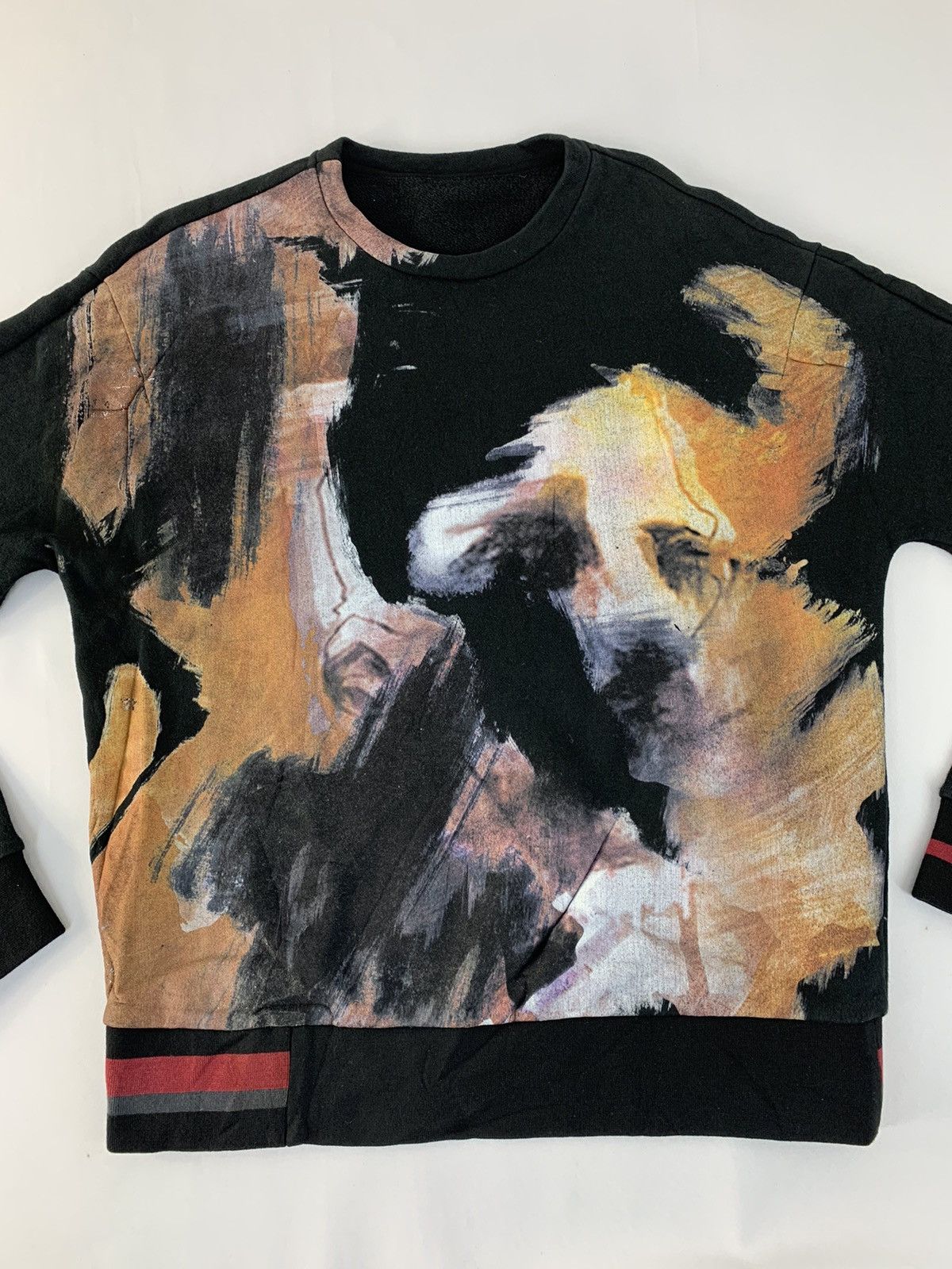 Japanese Brand Hype Art System Sweatshirt Color Pallet Design Fire flame Size M / US 6-8 / IT 42-44 - 2 Thumbnail