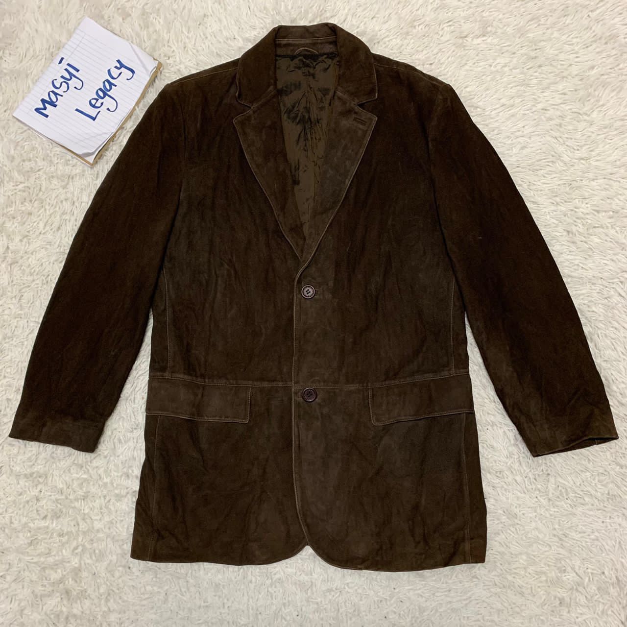 Ermenegildo Zegna Ermenegildo Zegna cuir leather jacket made in Italy Size US L / EU 52-54 / 3 - 1 Thumbnail