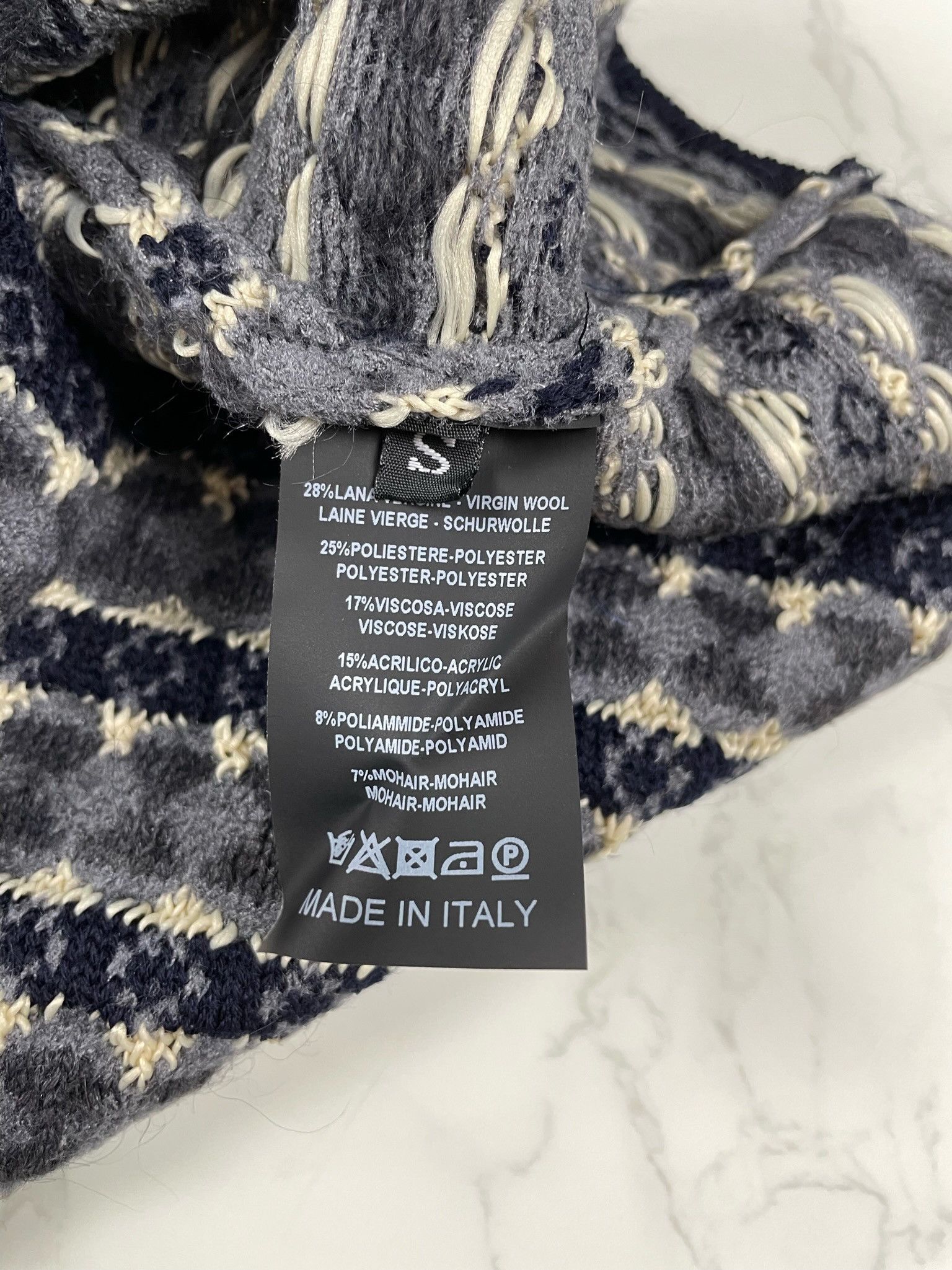 Raf Simons 🔥65% OFF🔥 [SALE] Raf Simons Jacquard Rings Tight Sweater Size US S / EU 44-46 / 1 - 10 Thumbnail
