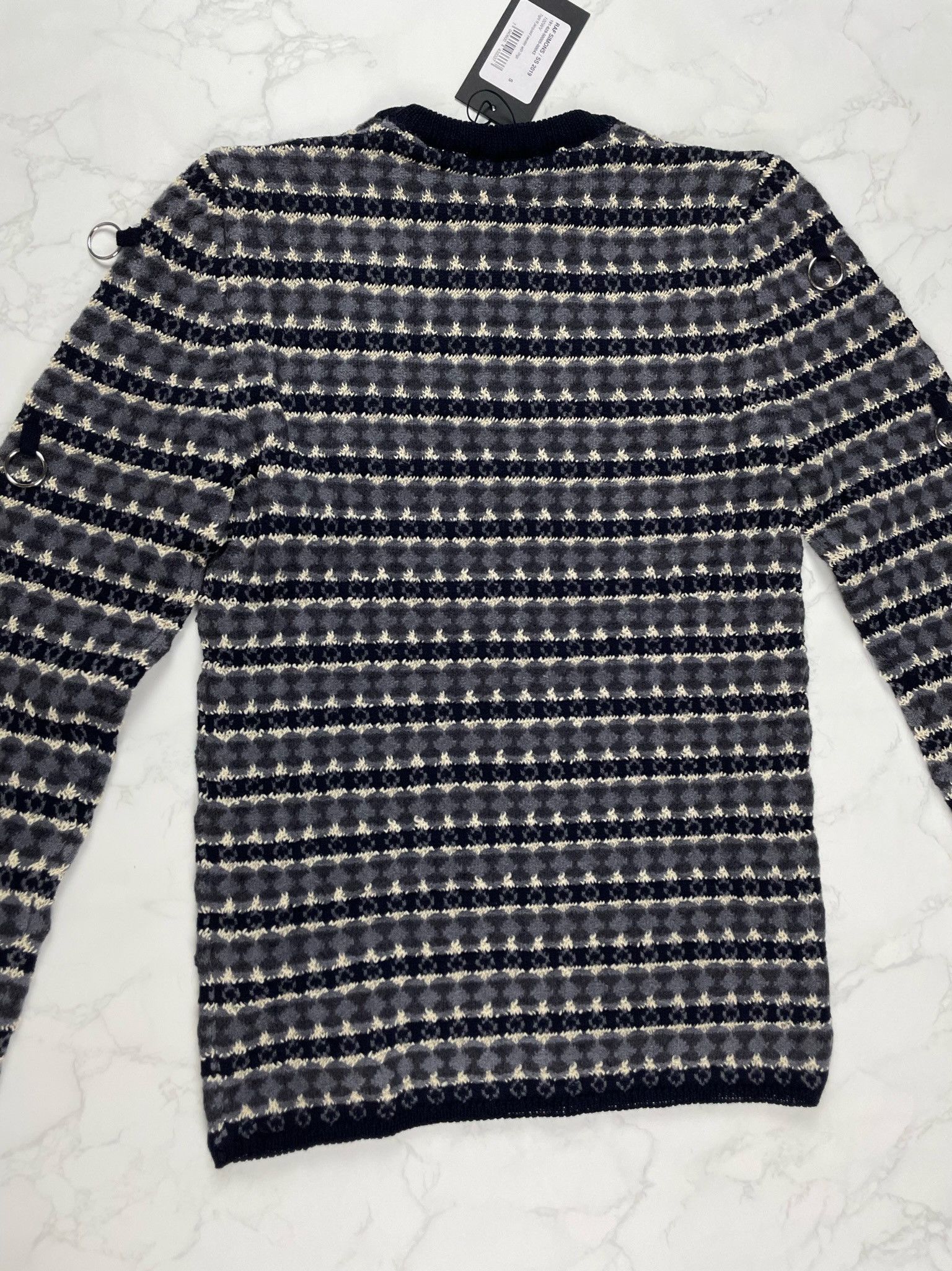 Raf Simons 🔥65% OFF🔥 [SALE] Raf Simons Jacquard Rings Tight Sweater Size US S / EU 44-46 / 1 - 12 Thumbnail