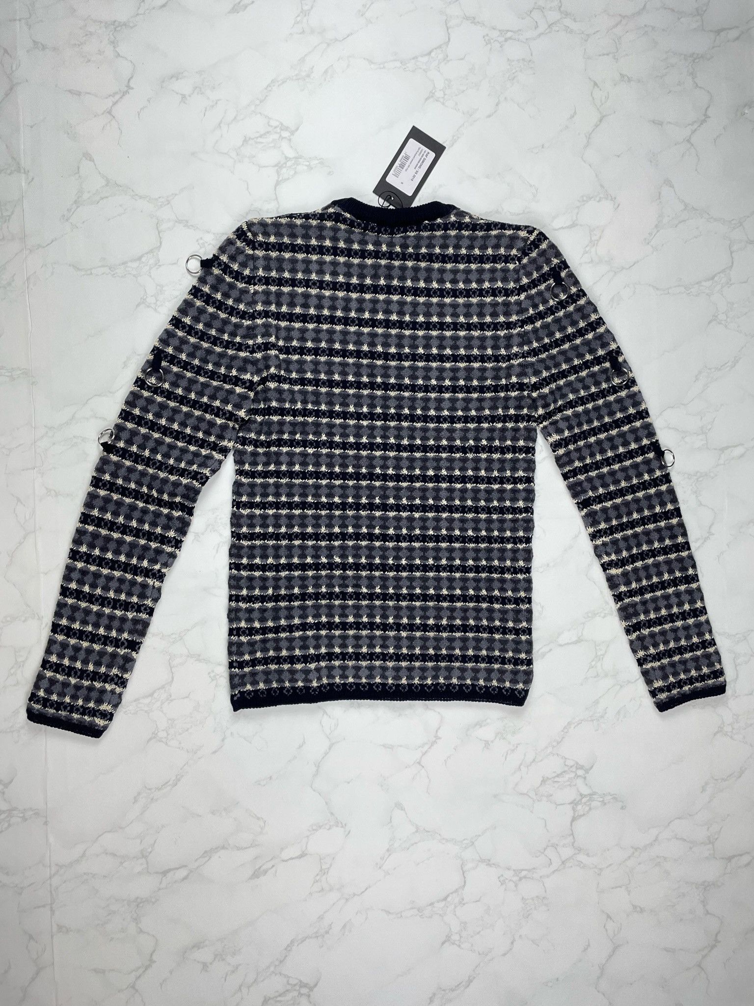 Raf Simons 🔥65% OFF🔥 [SALE] Raf Simons Jacquard Rings Tight Sweater Size US S / EU 44-46 / 1 - 11 Thumbnail