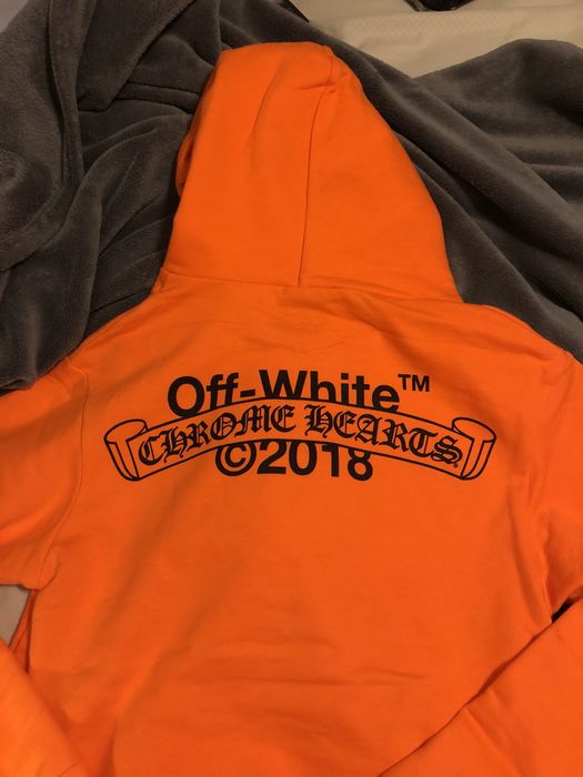 Off-White Chrome Hearts Off White Hoodie | Grailed