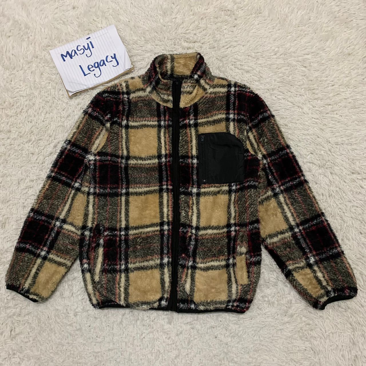Japanese Brand Spiral News fleece jacket Size US M / EU 48-50 / 2 - 1 Thumbnail