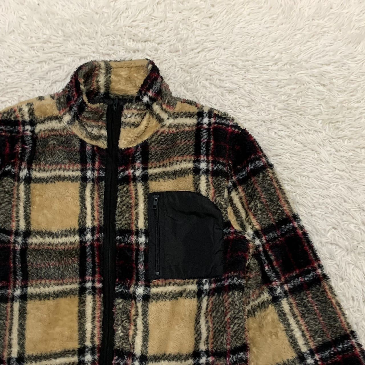 Japanese Brand Spiral News fleece jacket Size US M / EU 48-50 / 2 - 4 Thumbnail