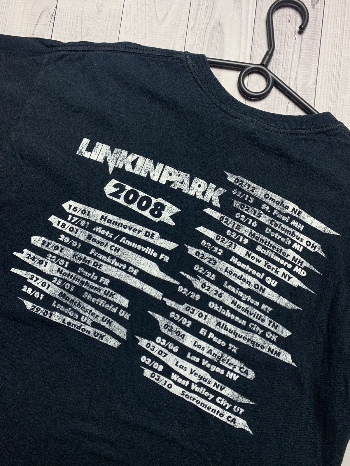 Band Tees Vintage Linkin Park tour 2008 T-Shirt Size US L / EU 52-54 / 3 - 3 Thumbnail