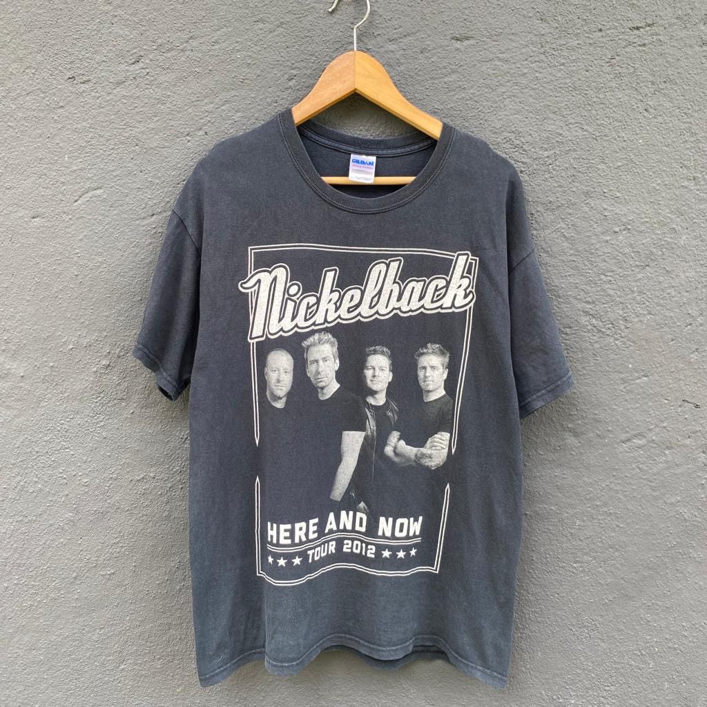Band Tees Vintage Nickelback Here And Now Tour 2012 Tee Size US L / EU 52-54 / 3 - 1 Thumbnail