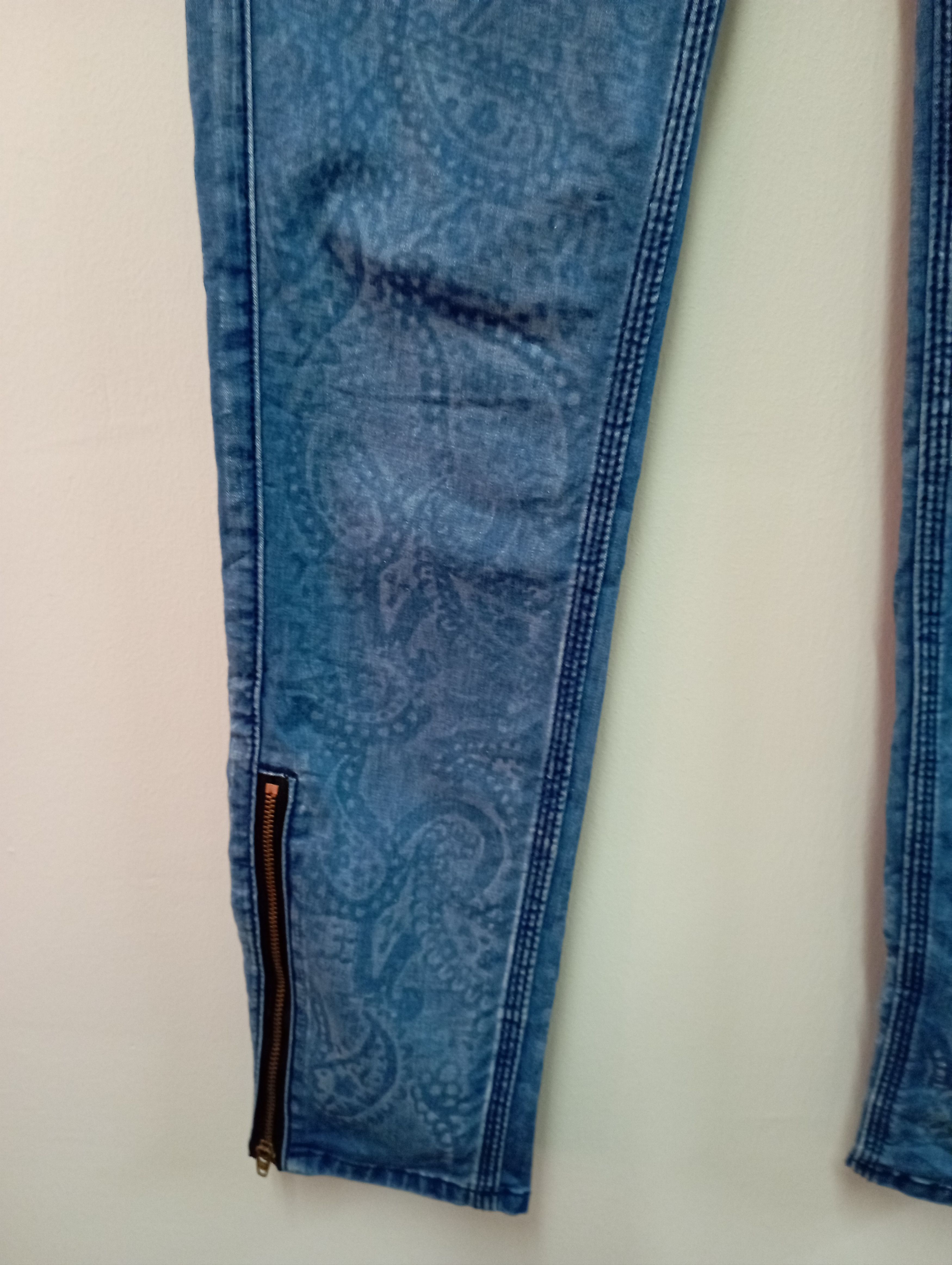 Visvim Japanese Skinny Betty Smith Bandana Paisley Jeans l Size US 31 - 7 Thumbnail