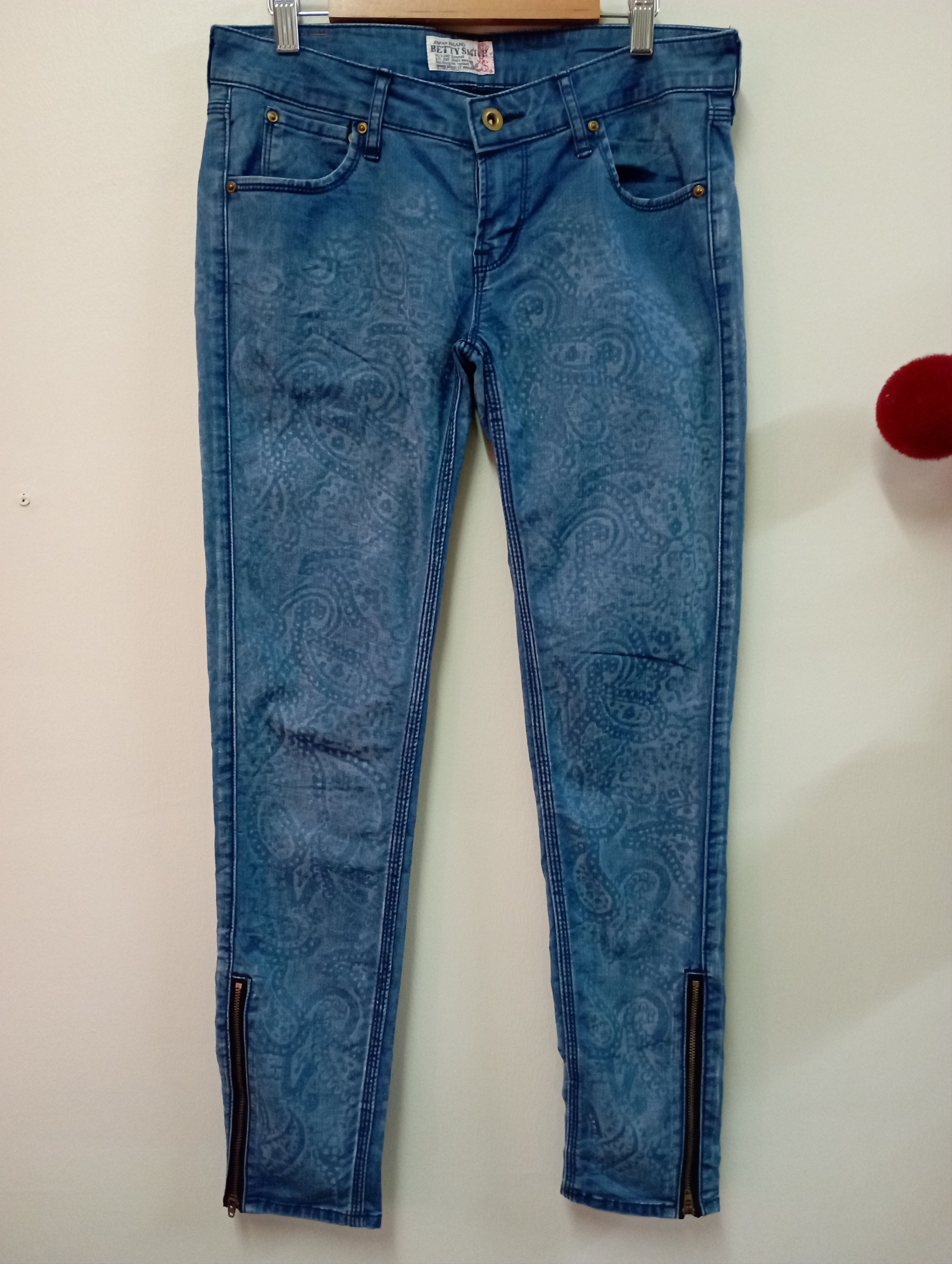 Visvim Japanese Skinny Betty Smith Bandana Paisley Jeans l Size US 31 - 1 Thumbnail