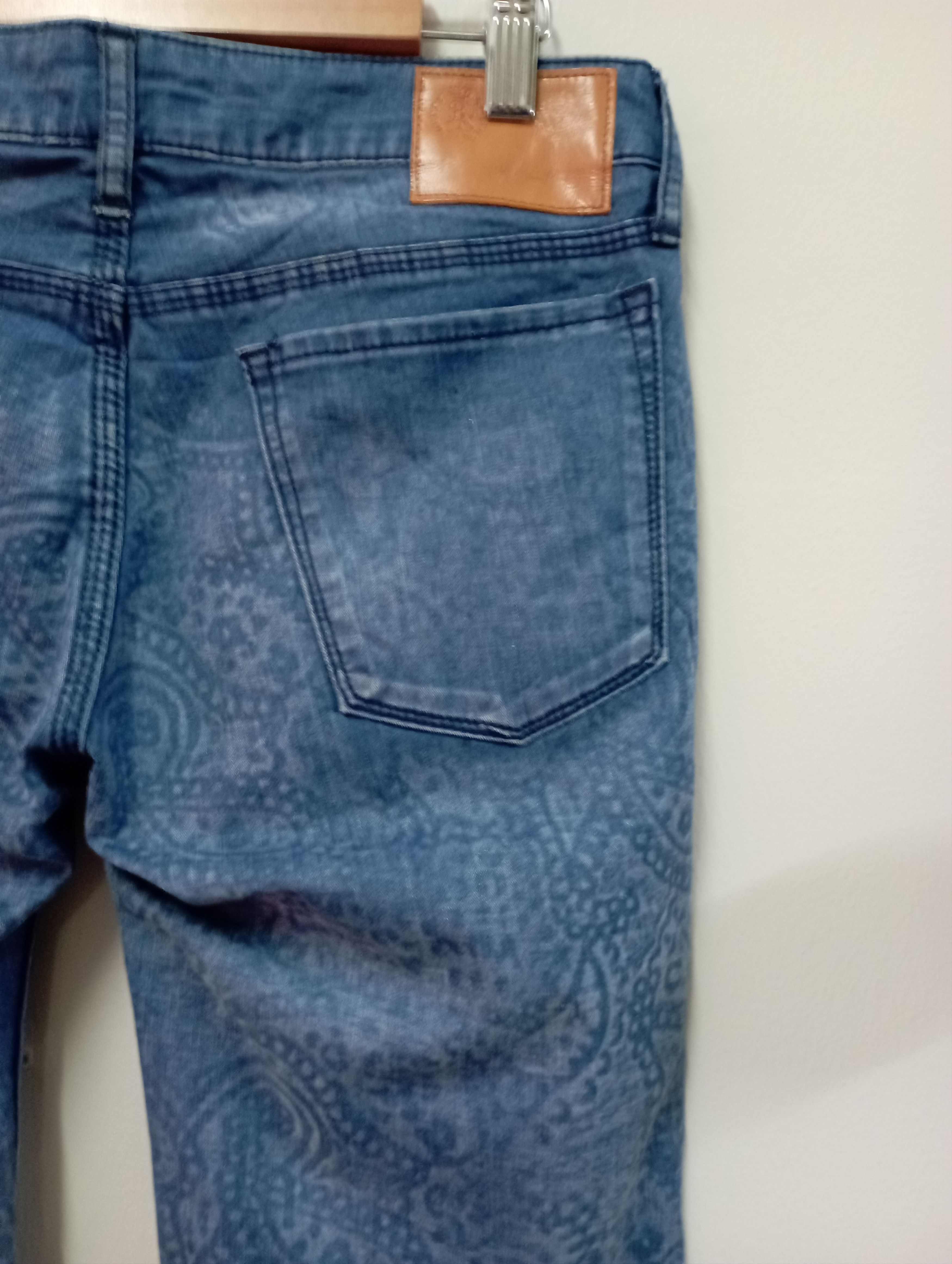 Visvim Japanese Skinny Betty Smith Bandana Paisley Jeans l Size US 31 - 10 Thumbnail