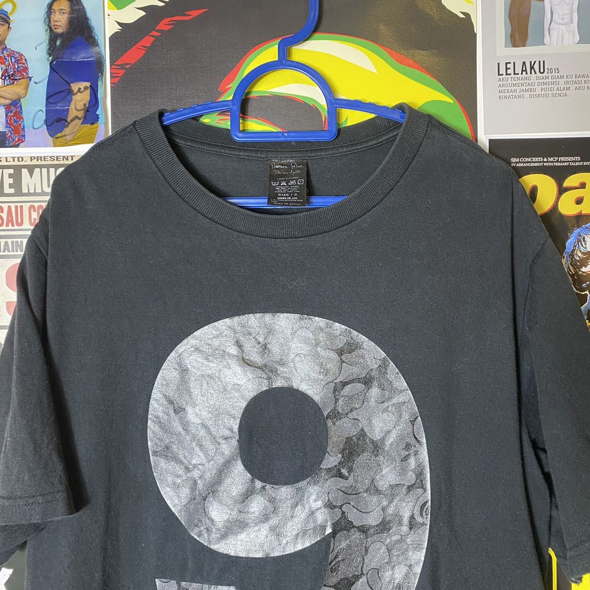Number (N)ine Vintage Number Nine with Number Nine Picture T-Shirt Size US M / EU 48-50 / 2 - 3 Thumbnail