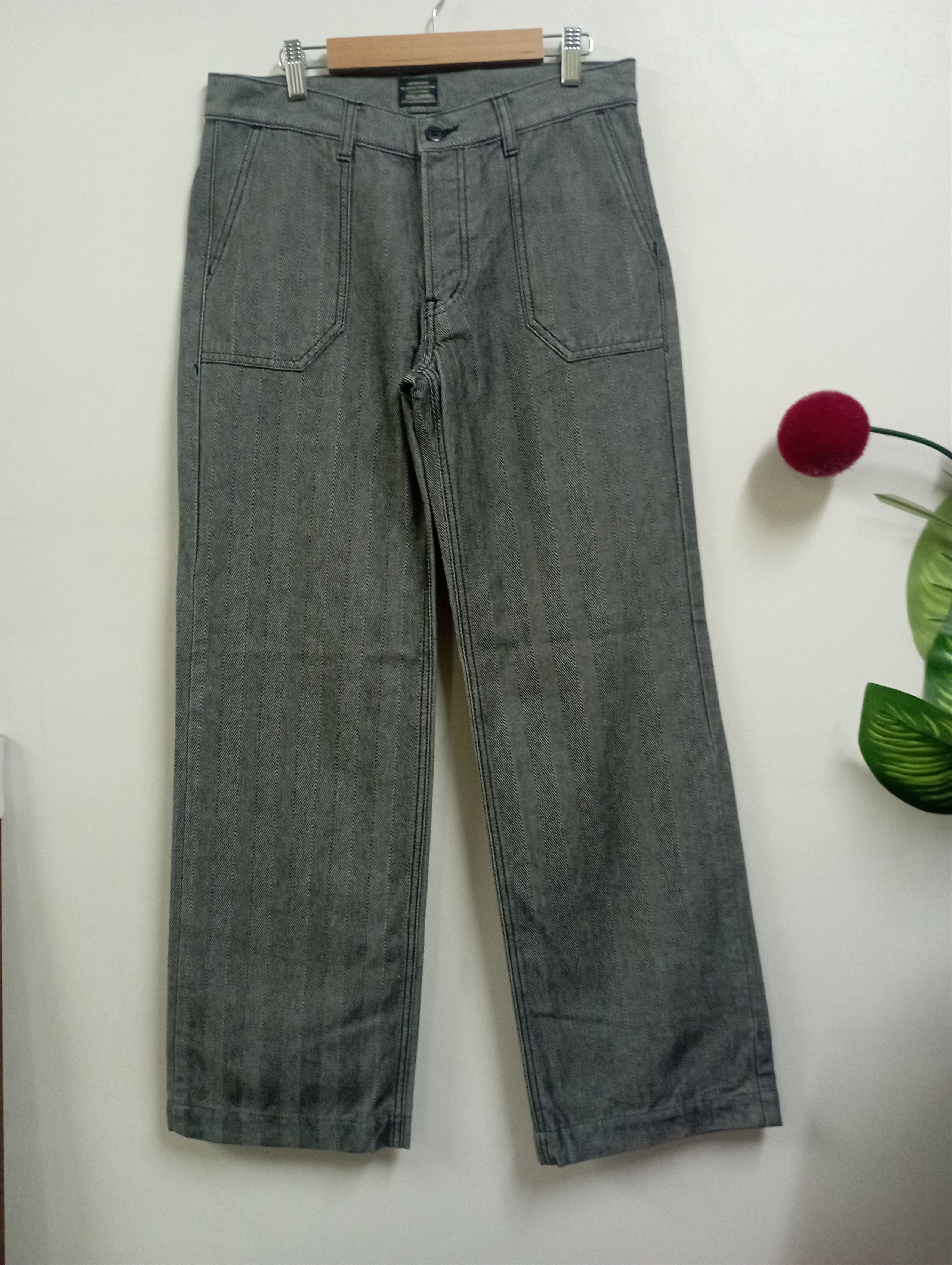 Orslow Japan Spellbound Striped Navy Pant Size US 31 - 1 Thumbnail