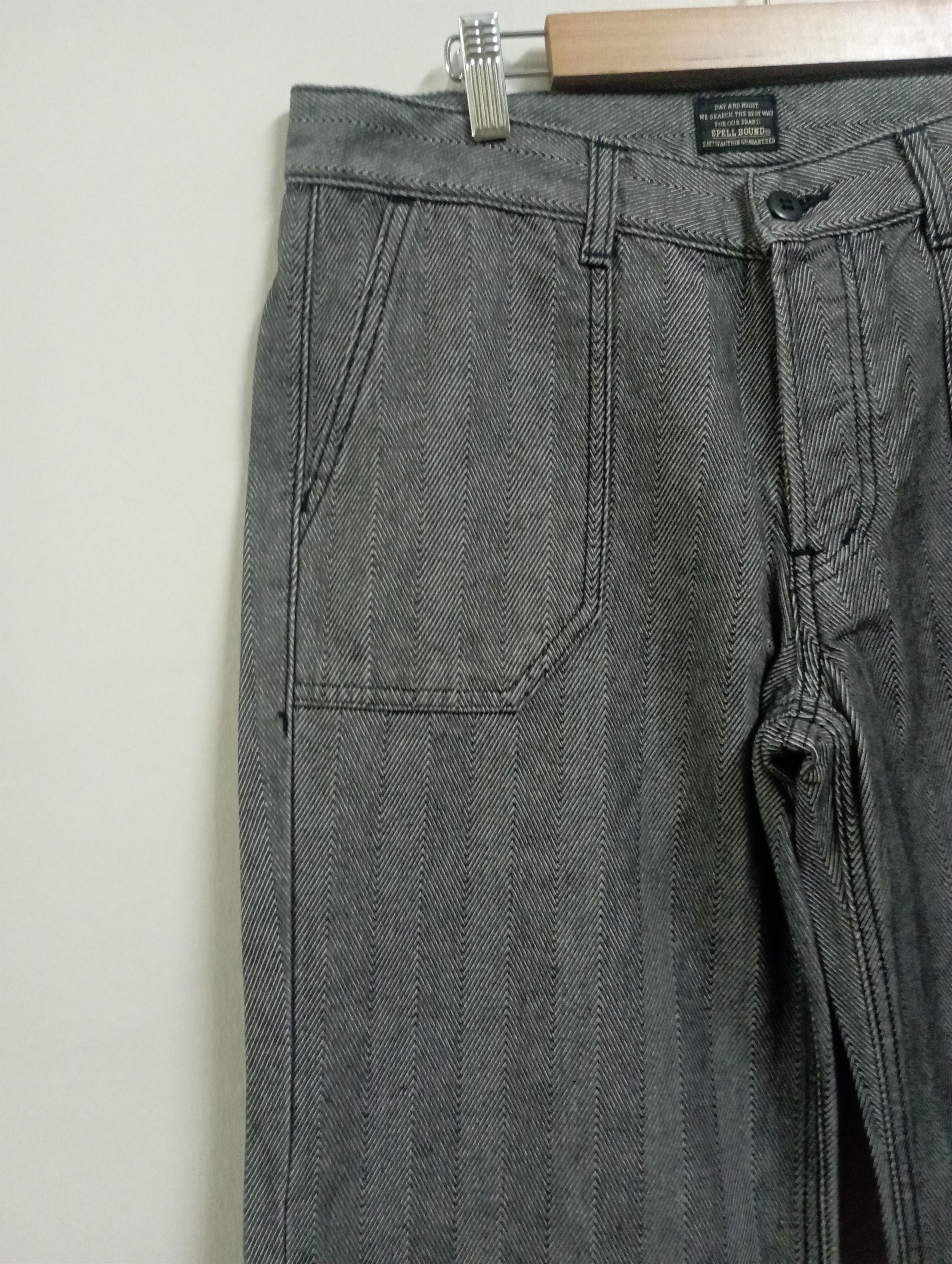 Orslow Japan Spellbound Striped Navy Pant Size US 31 - 6 Thumbnail