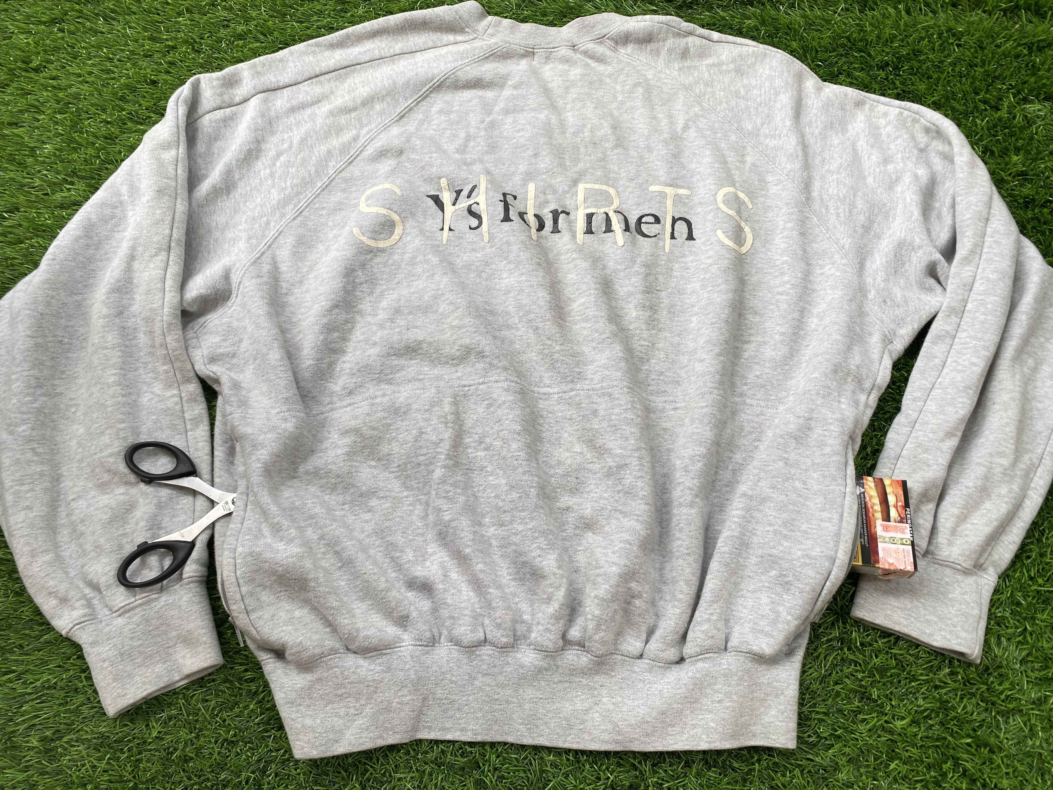 Japanese Brand Yohji Yamamoto Sweatshirt Spellout Size US M / EU 48-50 / 2 - 5 Thumbnail